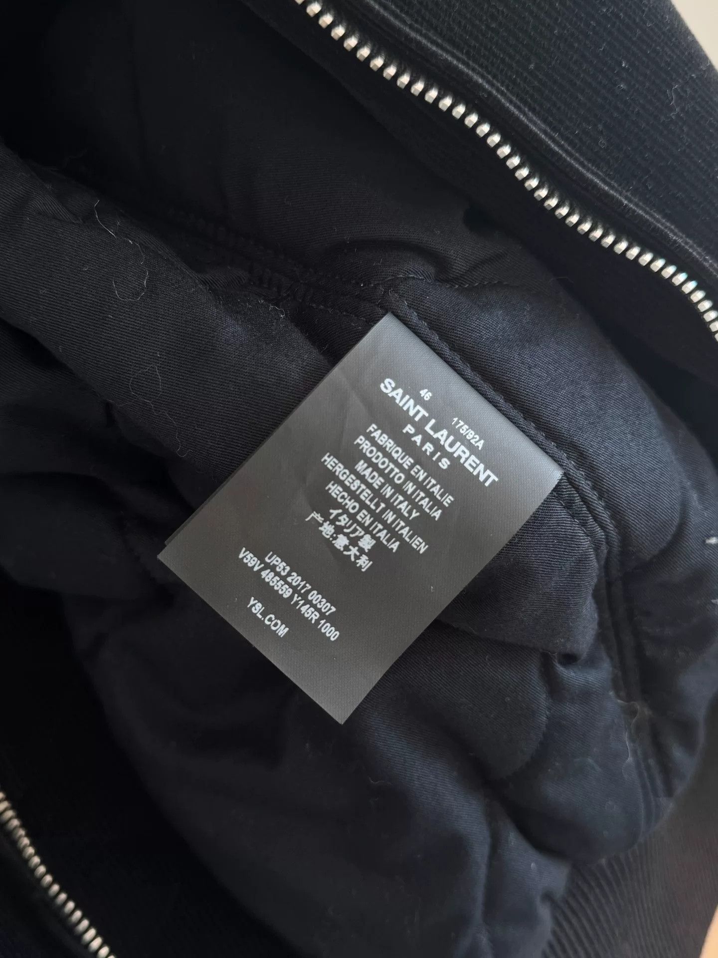 Saint Laurent Paris Saint Laurent MA1 Corduroy Fur Collar Jacket Size US S / EU 44-46 / 1 - 4 Thumbnail