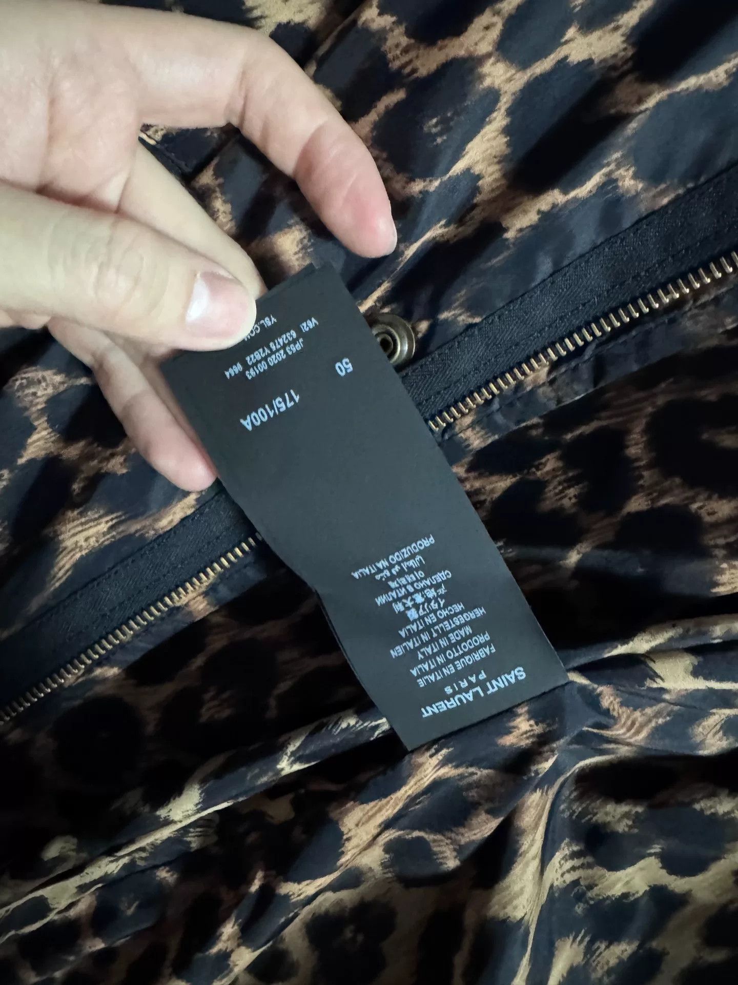 Saint Laurent Paris SAINT LAURENT Leopard Print Hooded Jacket Size US M / EU 48-50 / 2 - 6 Thumbnail