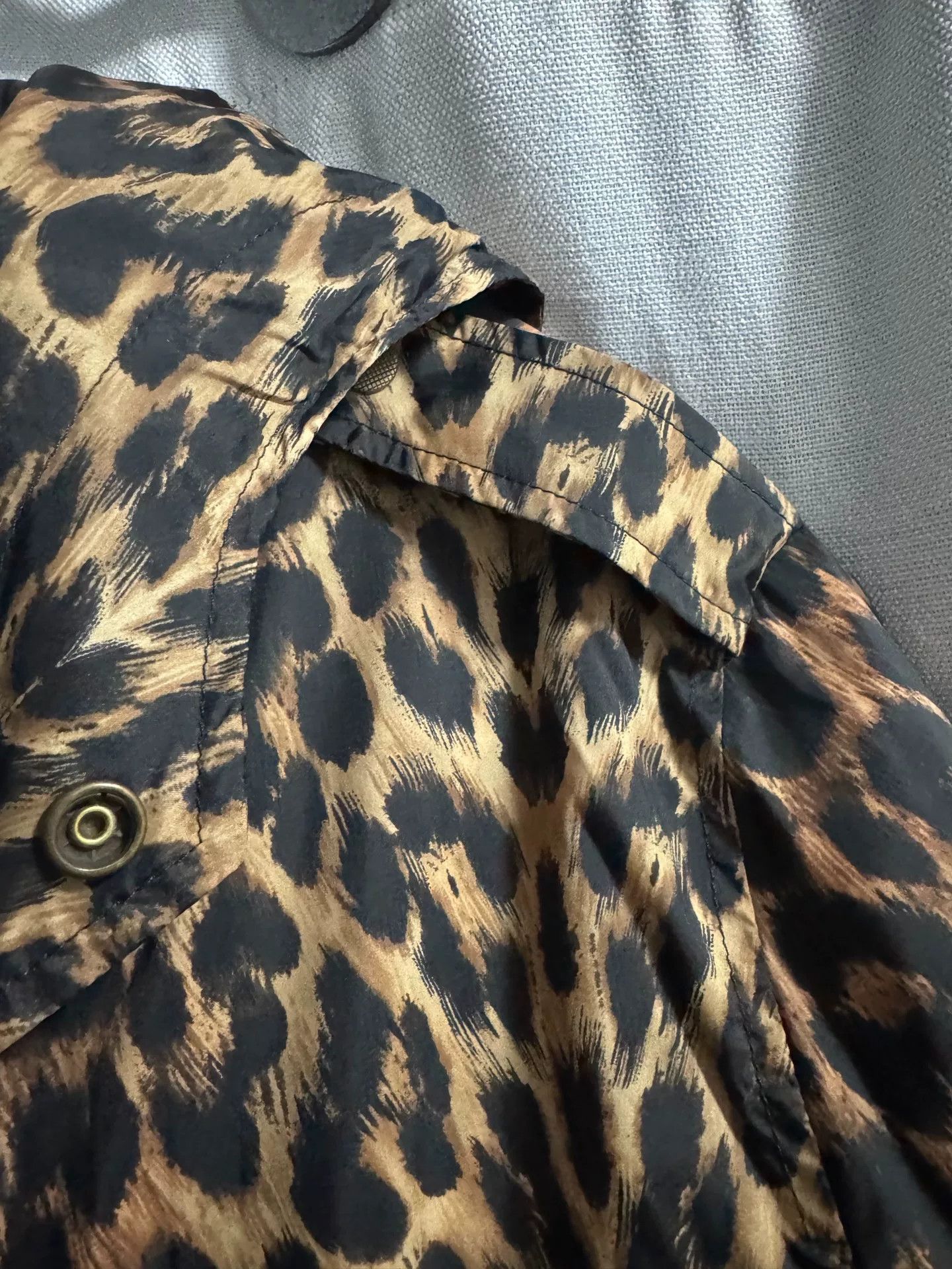 Saint Laurent Paris SAINT LAURENT Leopard Print Hooded Jacket Size US M / EU 48-50 / 2 - 3 Thumbnail