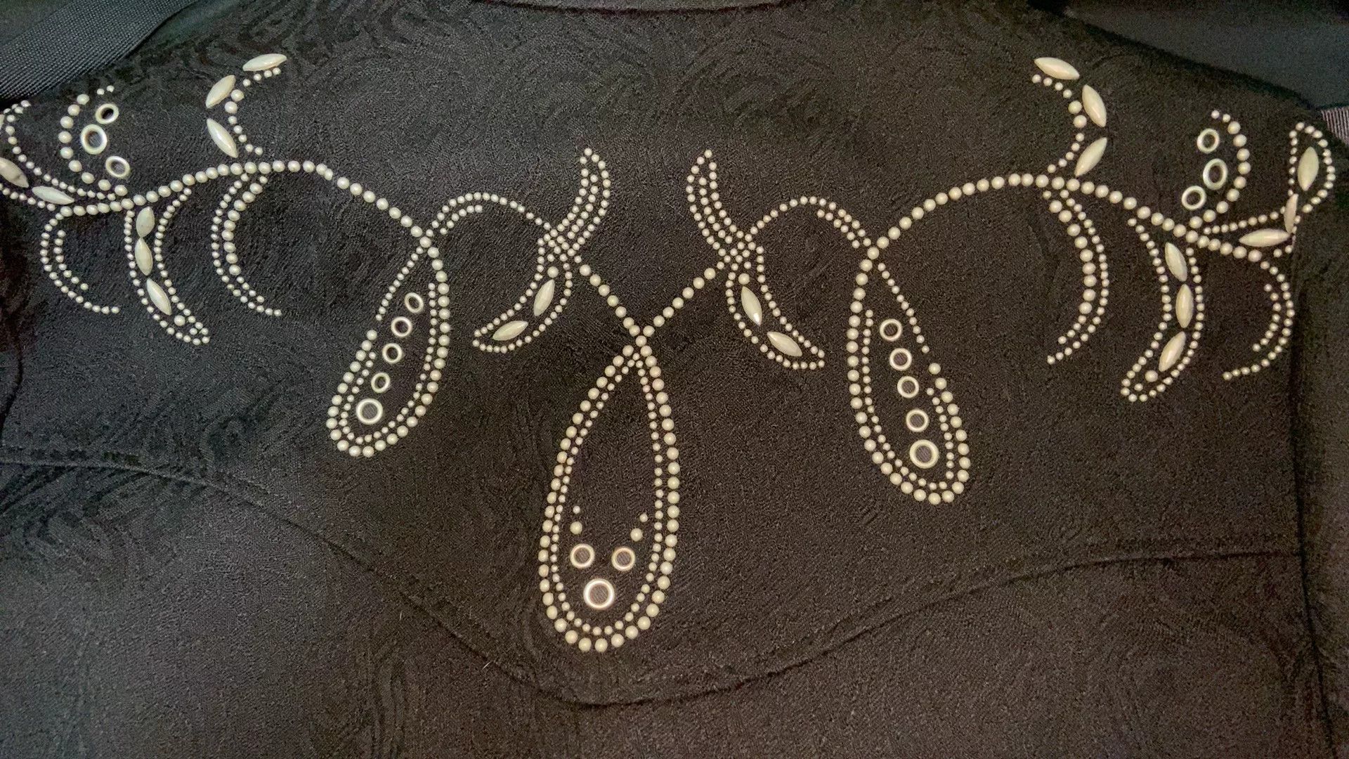 Saint Laurent Paris Saint Laurent Men's Beaded Studded Jacket Size US M / EU 48-50 / 2 - 5 Thumbnail