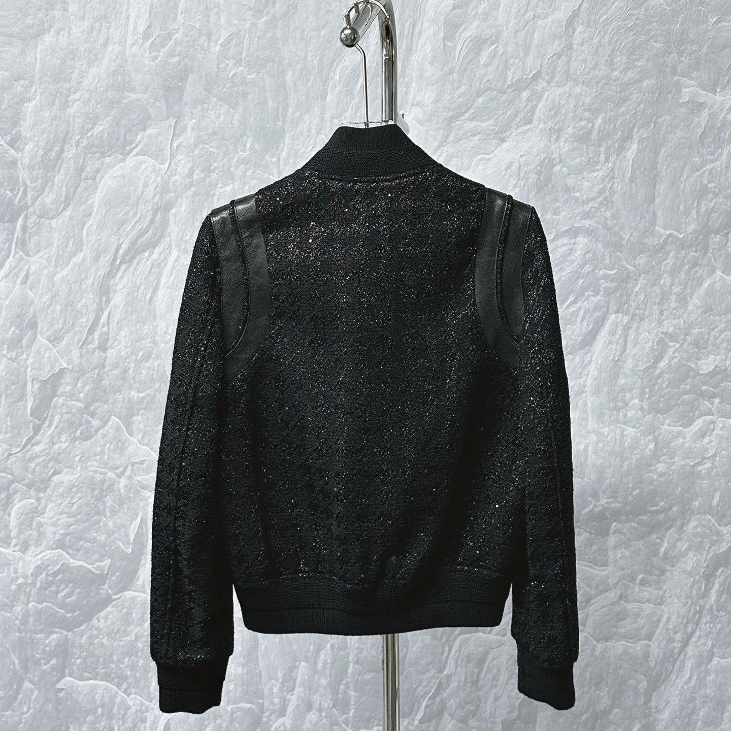 Saint Laurent Paris Saint Laurent Sequin Baseball Jacket Size XS / US 0-2 / IT 36-38 - 4 Thumbnail