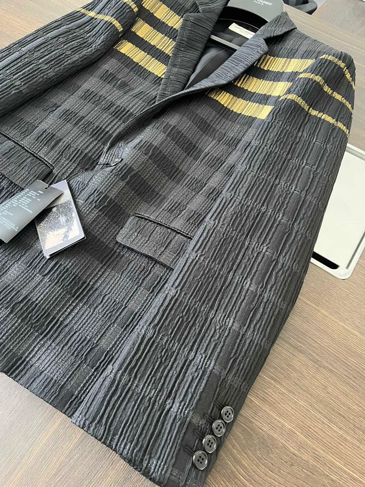Saint Laurent Paris Saint Laurent Runway Striped Blazer Size US M / EU 48-50 / 2 - 4 Thumbnail