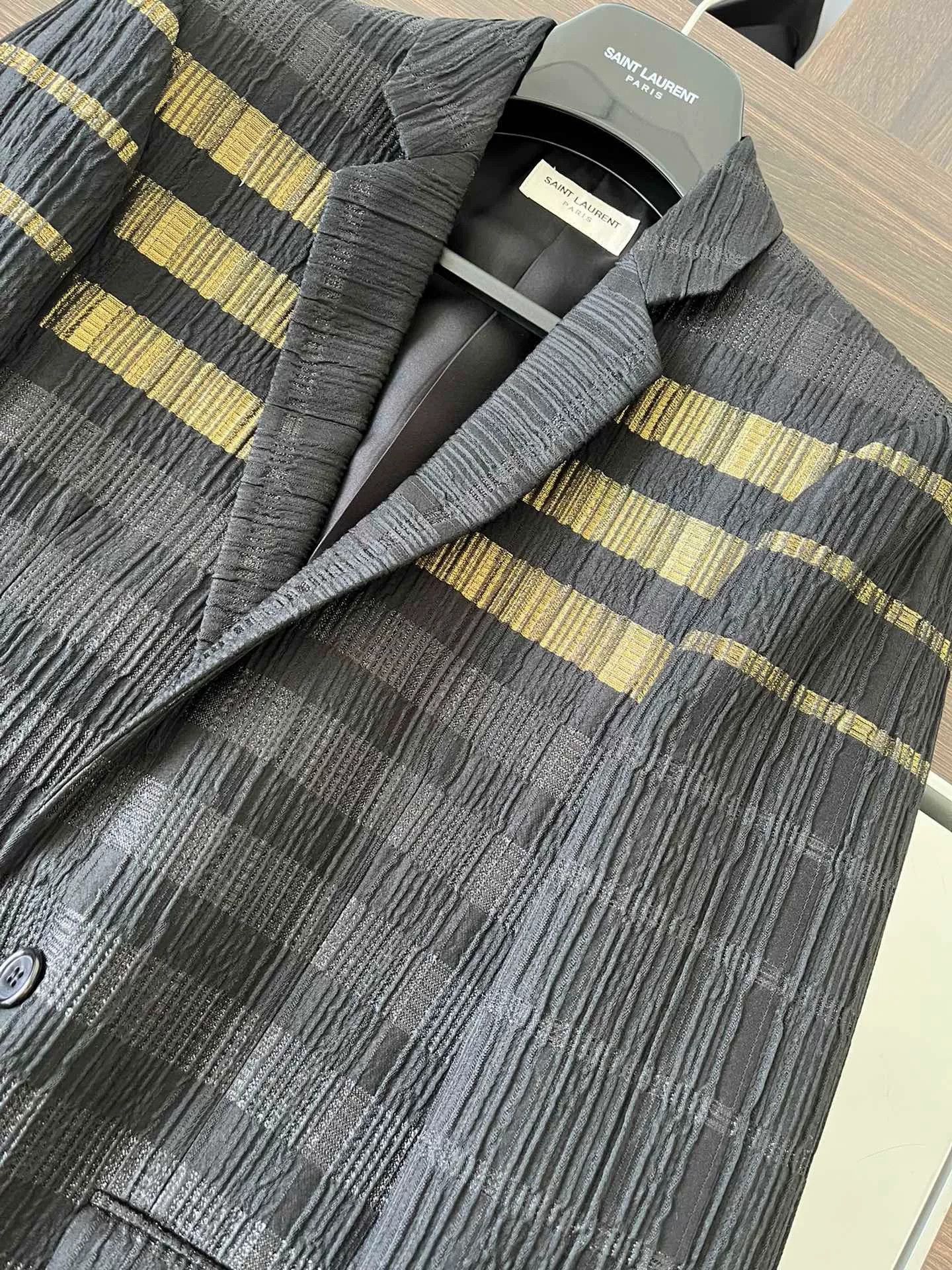 Saint Laurent Paris Saint Laurent Runway Striped Blazer Size US M / EU 48-50 / 2 - 3 Thumbnail