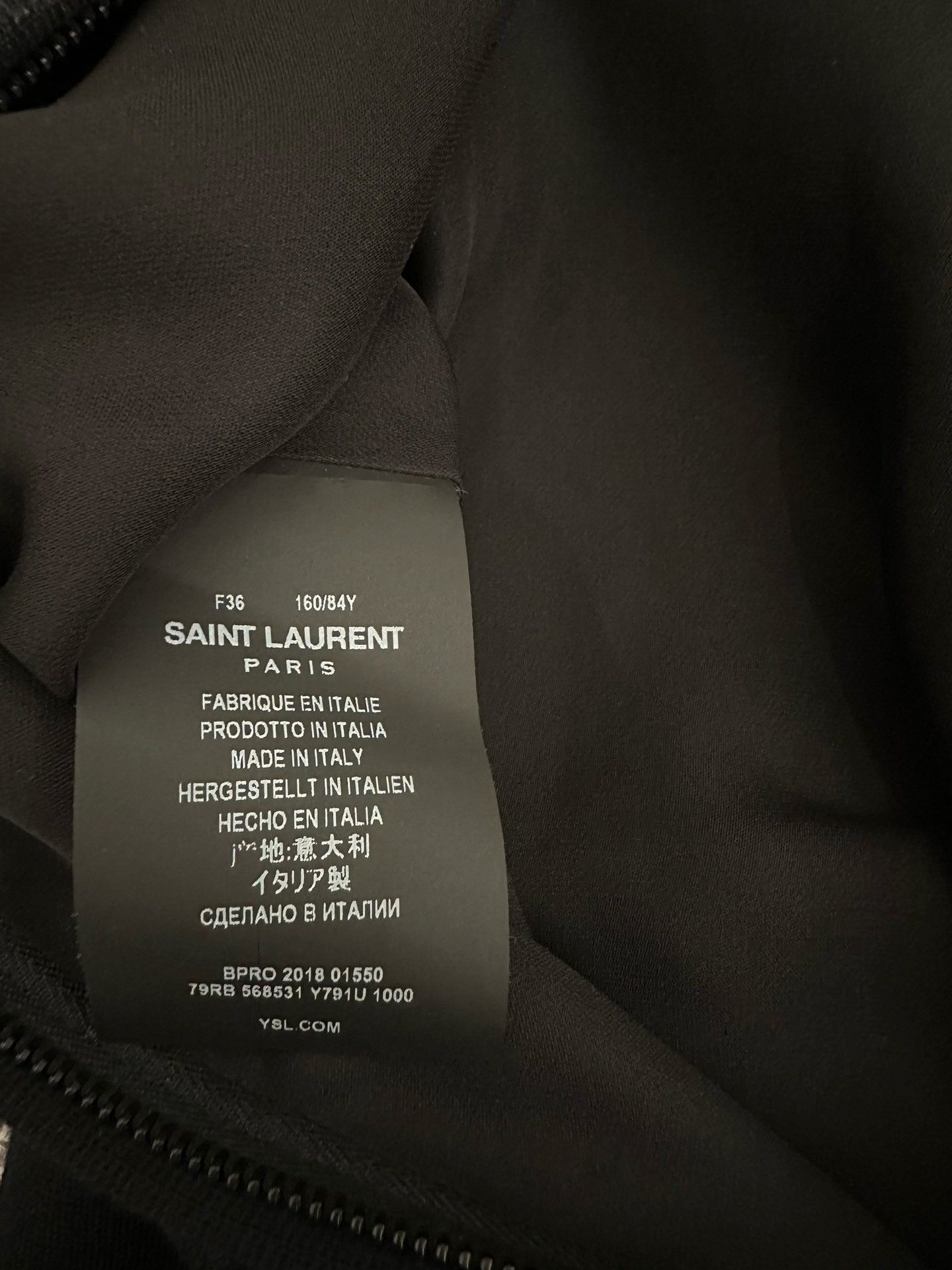 Saint Laurent Paris SAINT LAURENT Pearl-Embellished Black Dress Size XS / US 0-2 / IT 36-38 - 5 Thumbnail