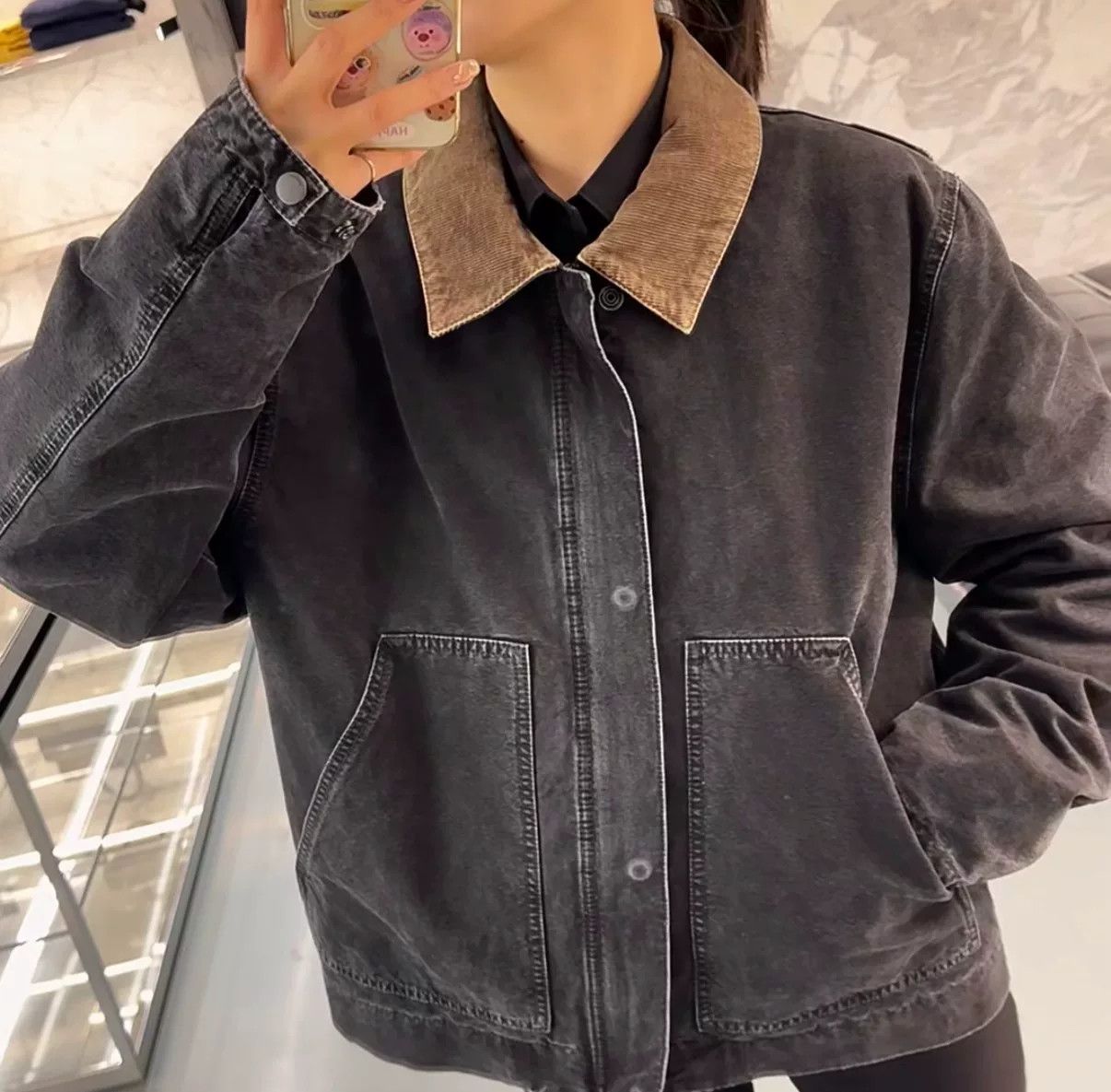 Saint Laurent Paris Saint Laurent Washed Black Denim Jacket Size US M / EU 48-50 / 2 - 3 Thumbnail