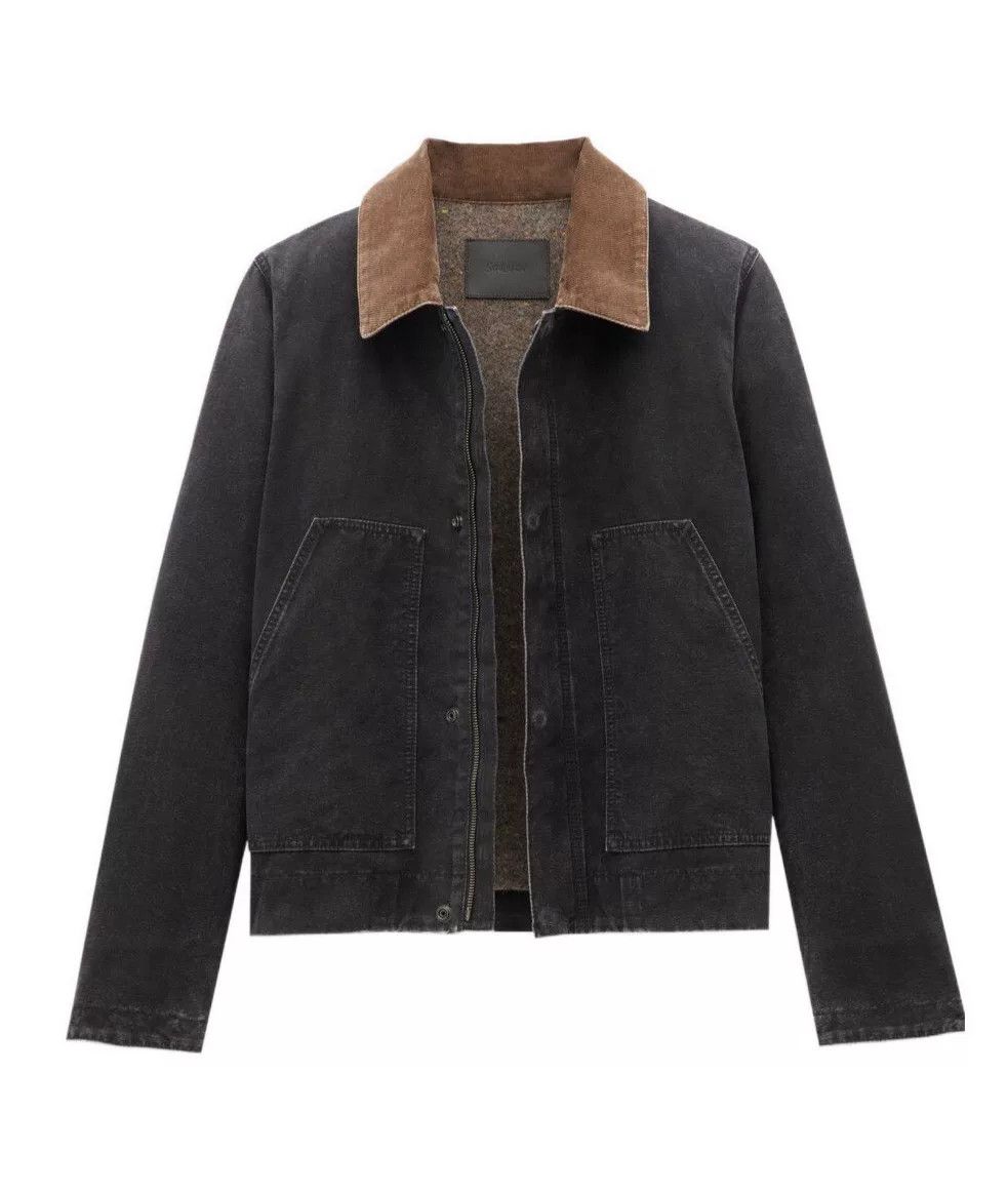 Saint Laurent Paris Saint Laurent Washed Black Denim Jacket Size US M / EU 48-50 / 2 - 5 Thumbnail
