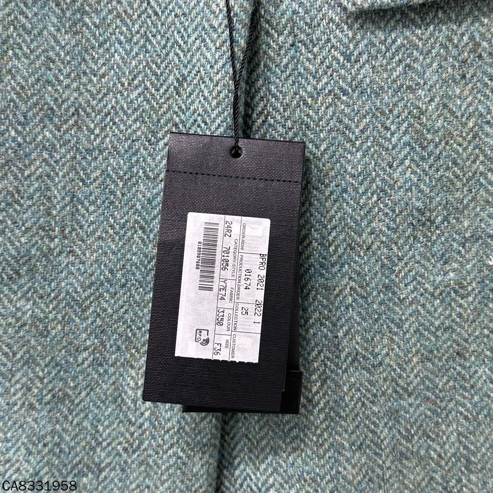 Saint Laurent Paris Saint Laurent Mint Green Double-Breasted Blazer Size XS / US 0-2 / IT 36-38 - 4 Thumbnail