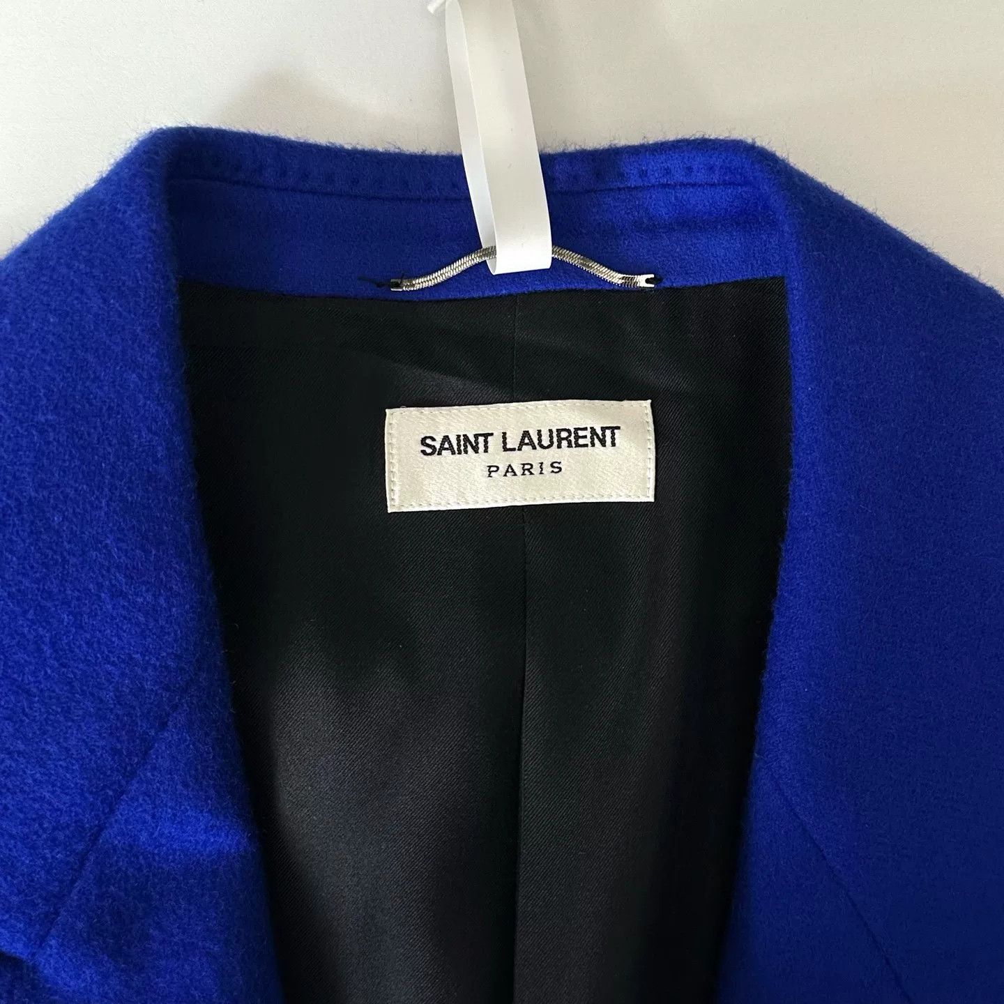 Saint Laurent Paris Saint Laurent Blue Double-Breasted Blazer Size US L / EU 52-54 / 3 - 4 Thumbnail