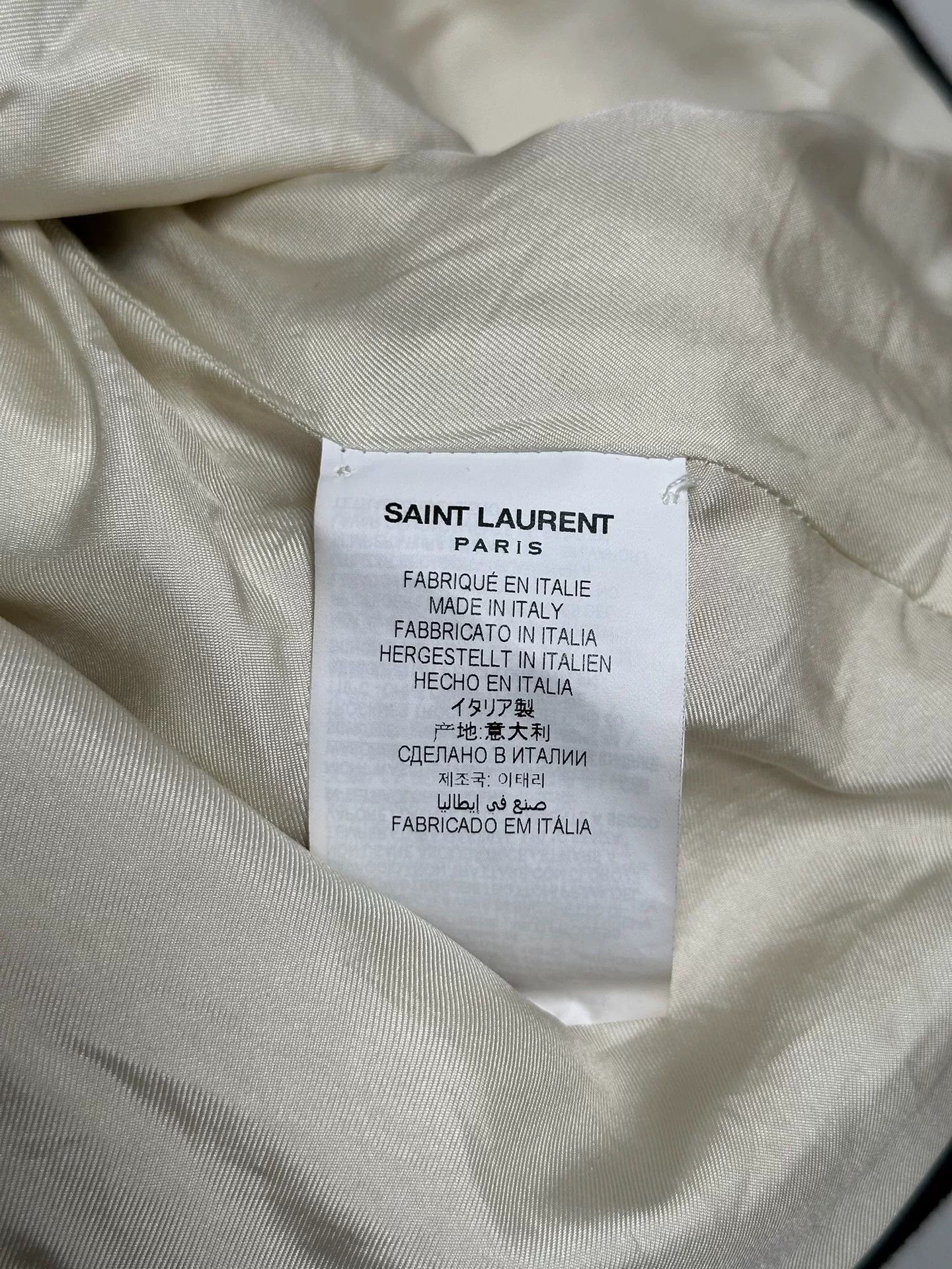 Saint Laurent Paris Saint Laurent White Tweed Jacket Size S / US 4 / IT 40 - 5 Thumbnail