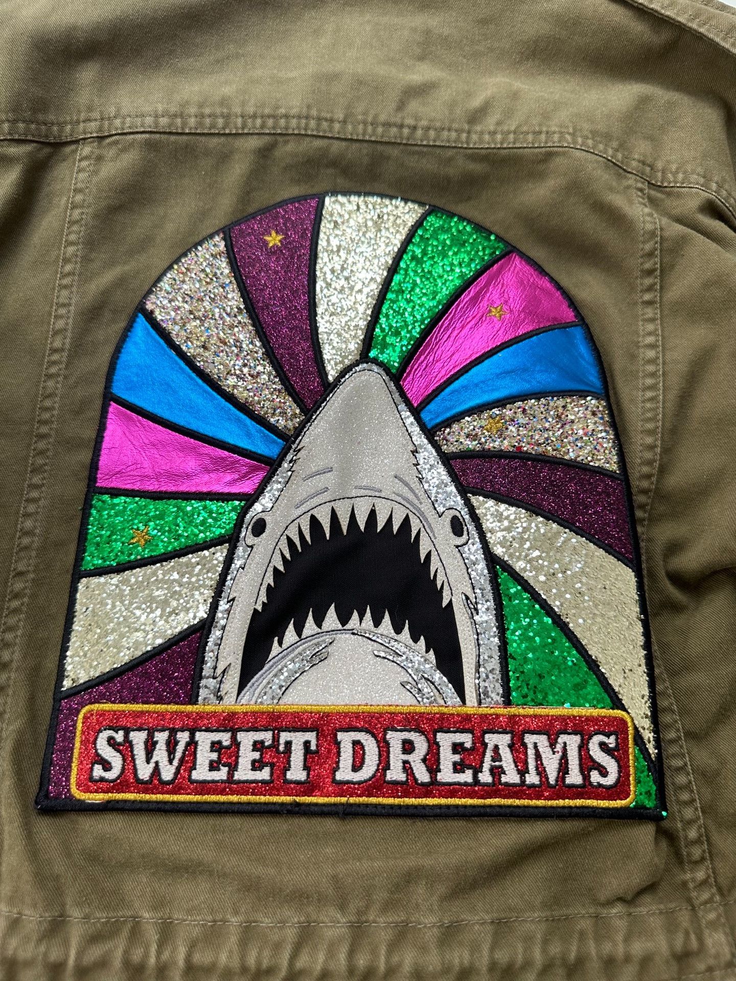 Saint Laurent Paris Saint Laurent Olive Green Shark Jacket Size US S / EU 44-46 / 1 - 5 Thumbnail