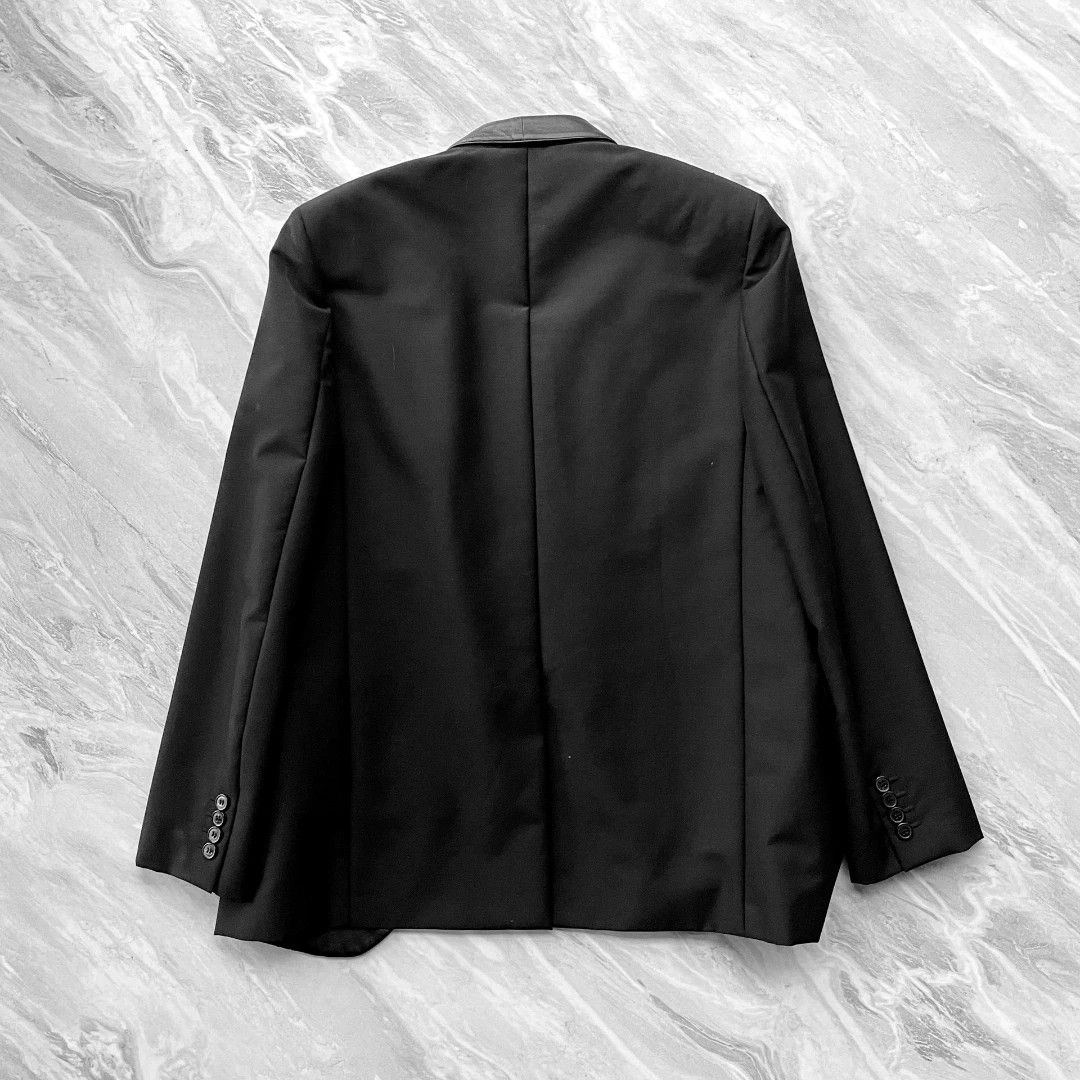 Saint Laurent Paris Saint Laurent Fringe Leather Collar Blazer Size US M / EU 48-50 / 2 - 2 Thumbnail