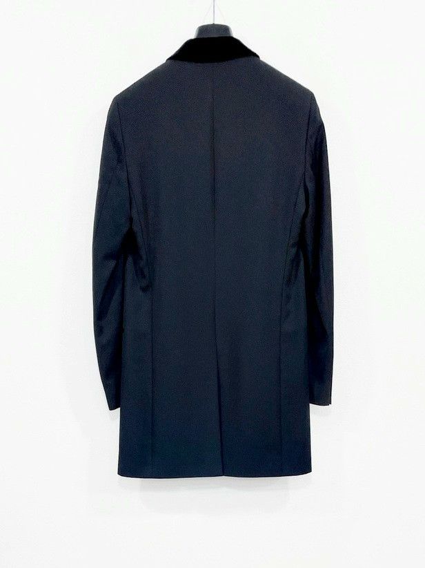 Saint Laurent Paris SAINT LAURENT Men's Black Wool Coat Size US S / EU 44-46 / 1 - 5 Thumbnail