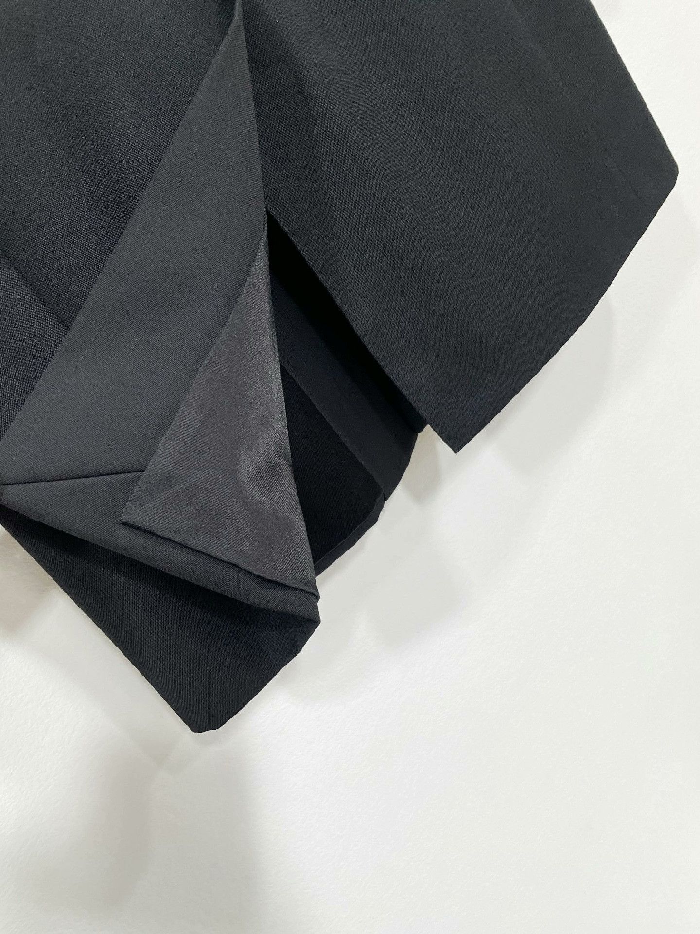 Saint Laurent Paris SAINT LAURENT Men's Black Wool Coat Size US S / EU 44-46 / 1 - 8 Thumbnail