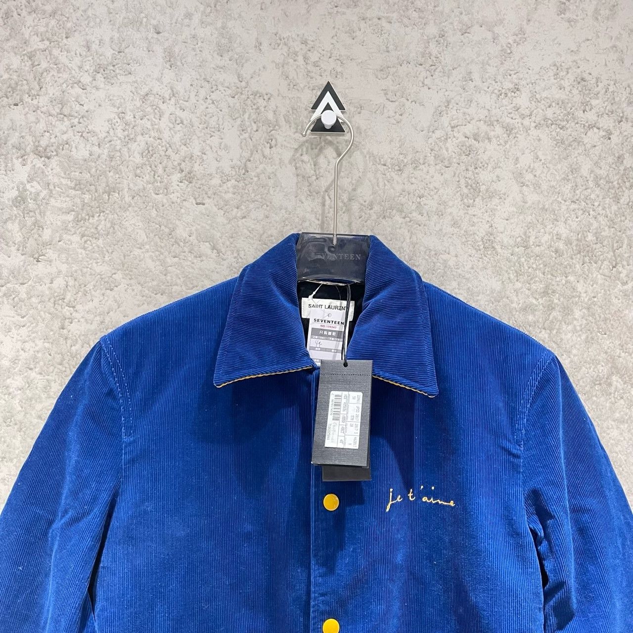 Saint Laurent Paris Saint Laurent Blue Corduroy Baseball Jacket Size US S / EU 44-46 / 1 - 3 Thumbnail