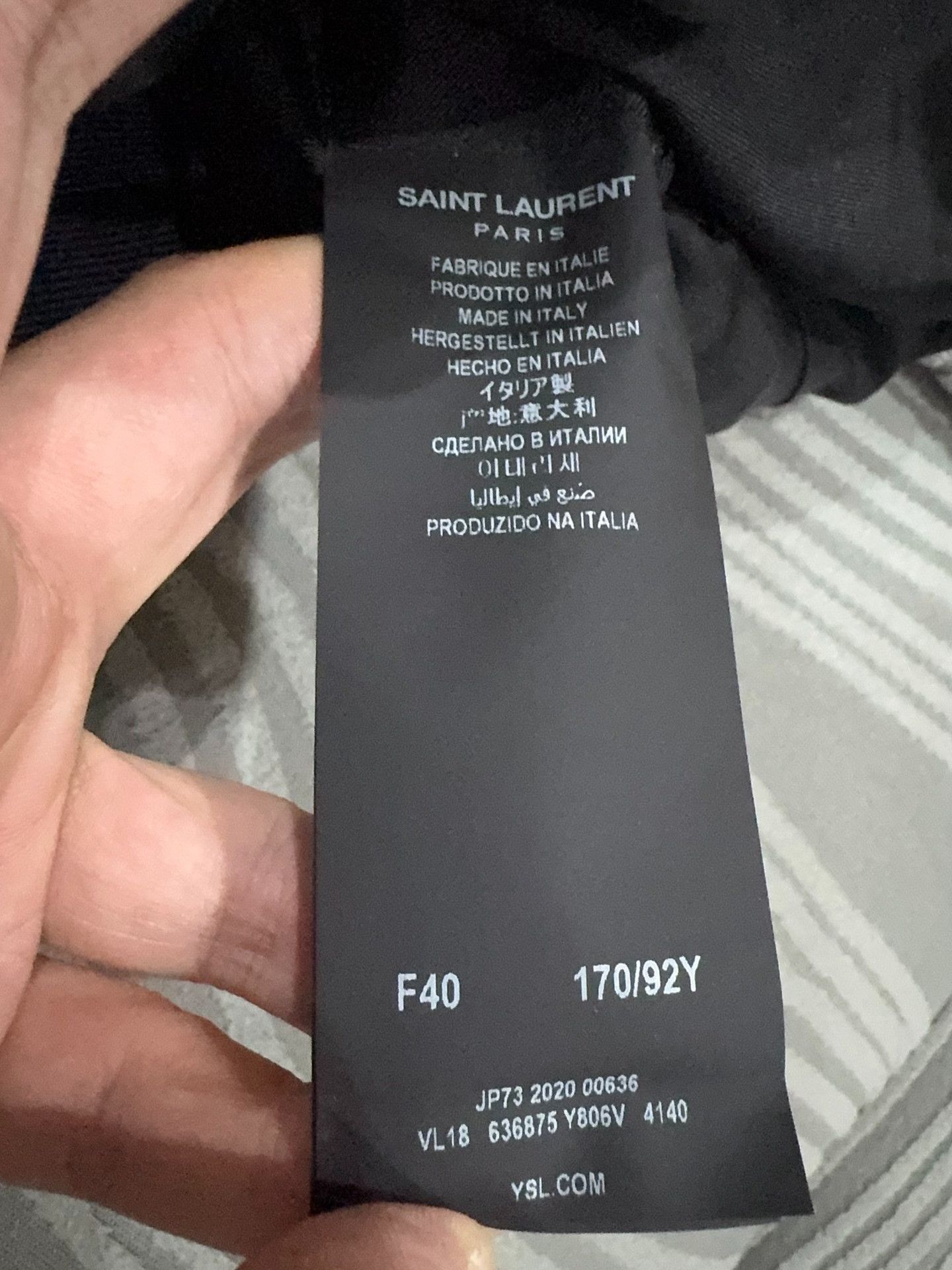 Saint Laurent Paris Saint Laurent Navy Gold Button Blazer Size US XXS / EU 40 - 4 Thumbnail