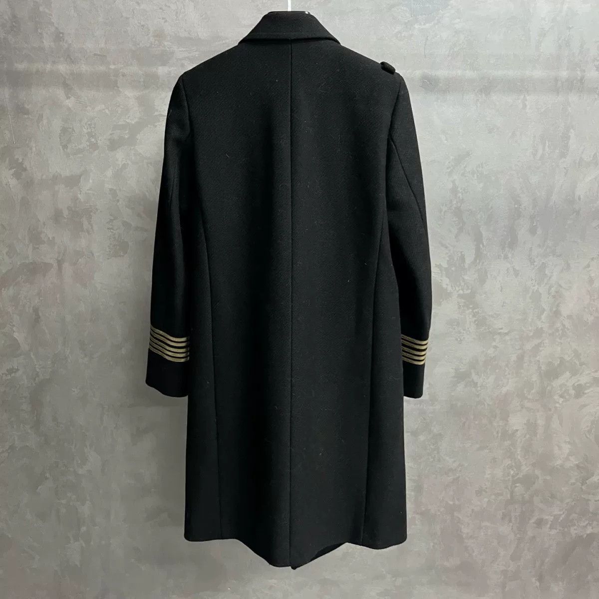Saint Laurent Paris Saint Laurent Black Double-Breasted Coat Size XS / US 0-2 / IT 36-38 - 2 Thumbnail