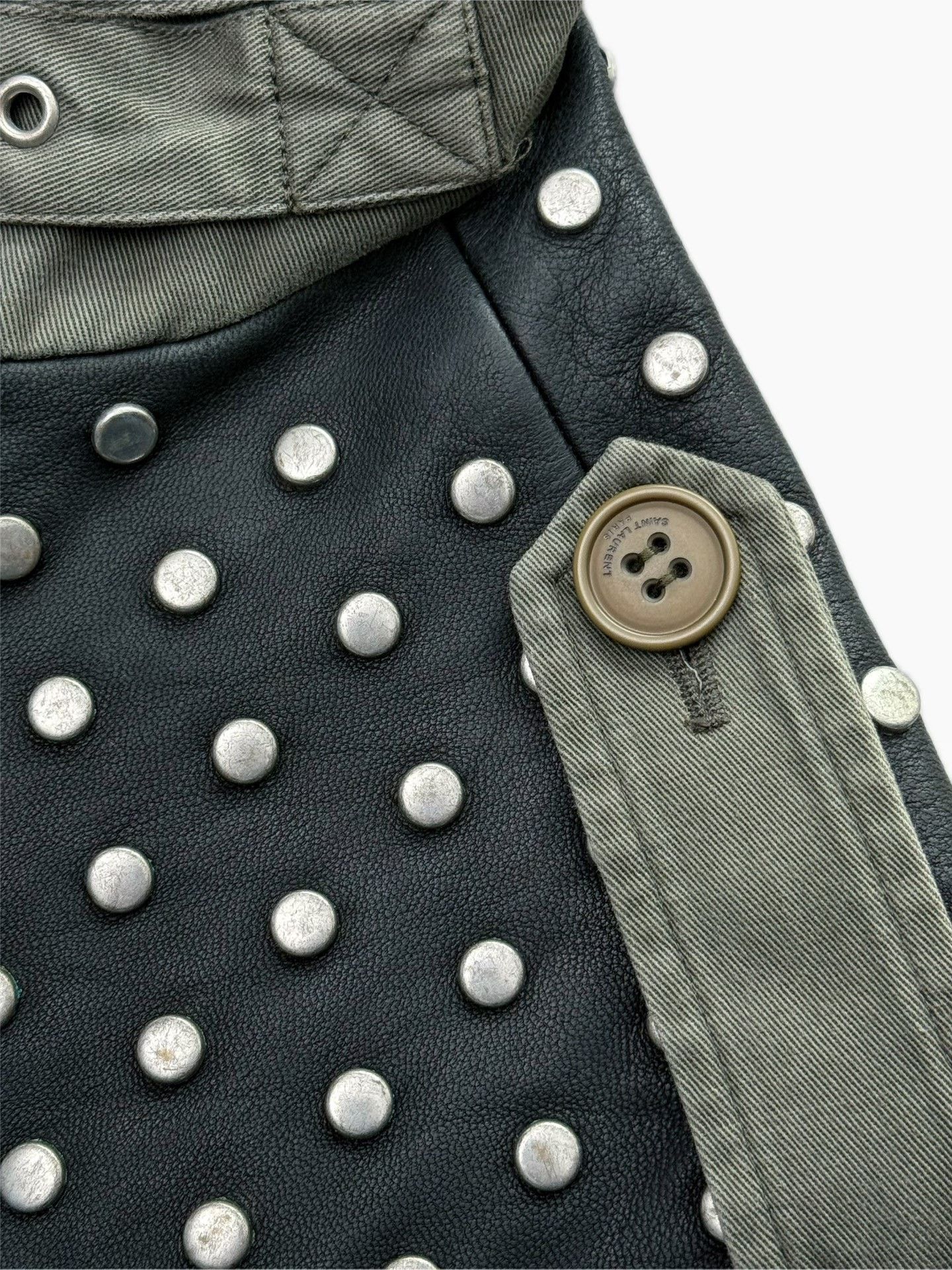 Saint Laurent Paris Saint Laurent 2014 Olive Military Jacket Size US S / EU 44-46 / 1 - 4 Thumbnail