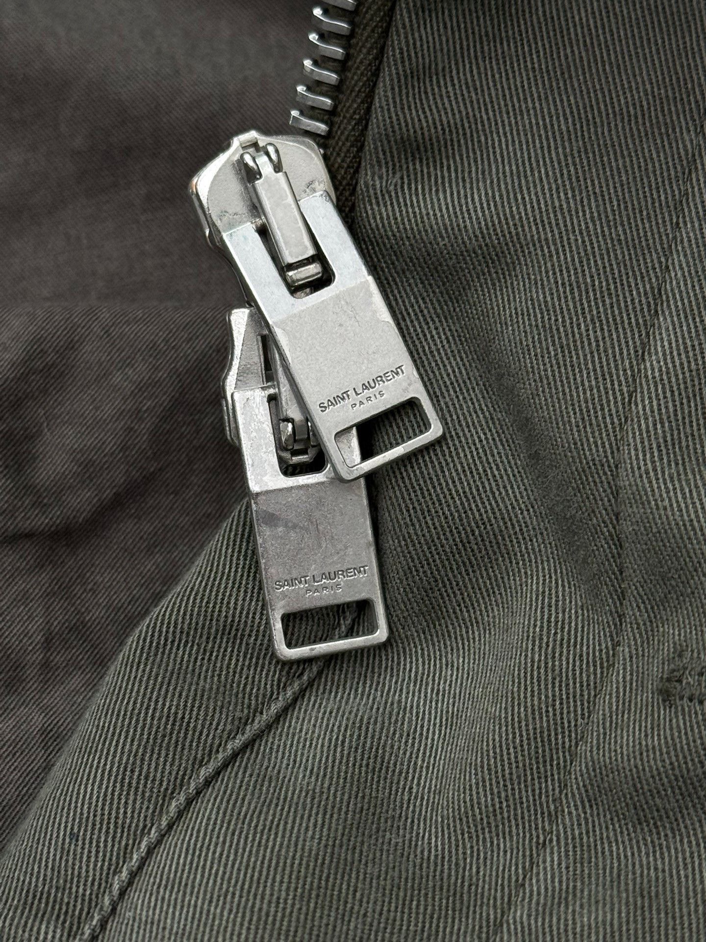 Saint Laurent Paris Saint Laurent 2014 Olive Military Jacket Size US S / EU 44-46 / 1 - 6 Thumbnail