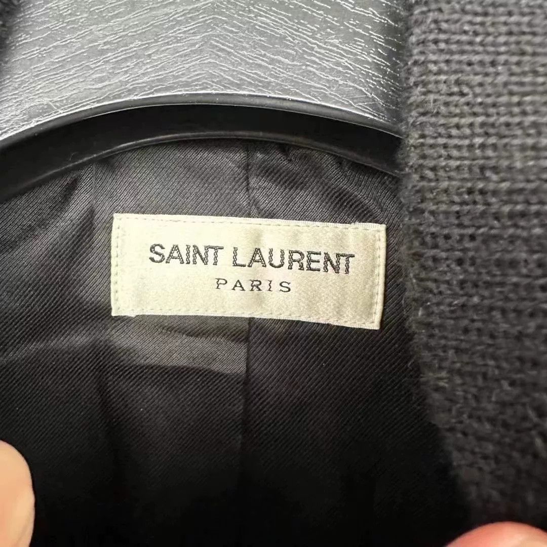 Saint Laurent Paris Saint Laurent SLP Gray Baseball Jacket Size US M / EU 48-50 / 2 - 3 Thumbnail