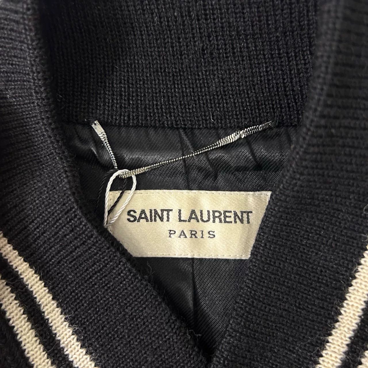 Saint Laurent Paris Saint Laurent Gray Wool Baseball Jacket Size US M / EU 48-50 / 2 - 4 Thumbnail