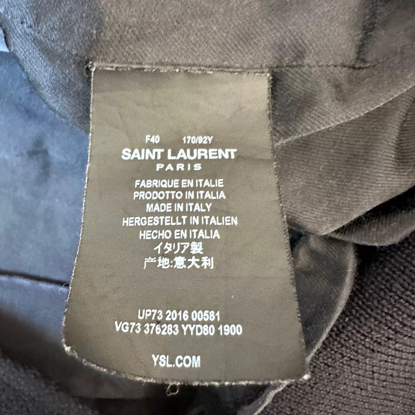 Saint Laurent Paris Saint Laurent Colorblock Baseball Jacket Size S / US 4 / IT 40 - 5 Thumbnail