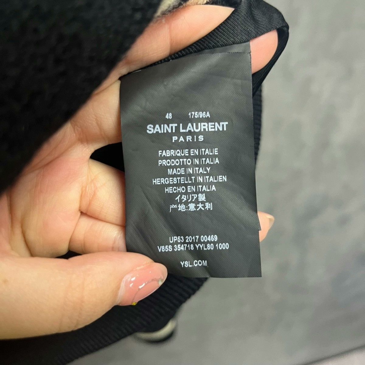Saint Laurent Paris Saint Laurent Black Varsity Jacket Size US M / EU 48-50 / 2 - 4 Thumbnail