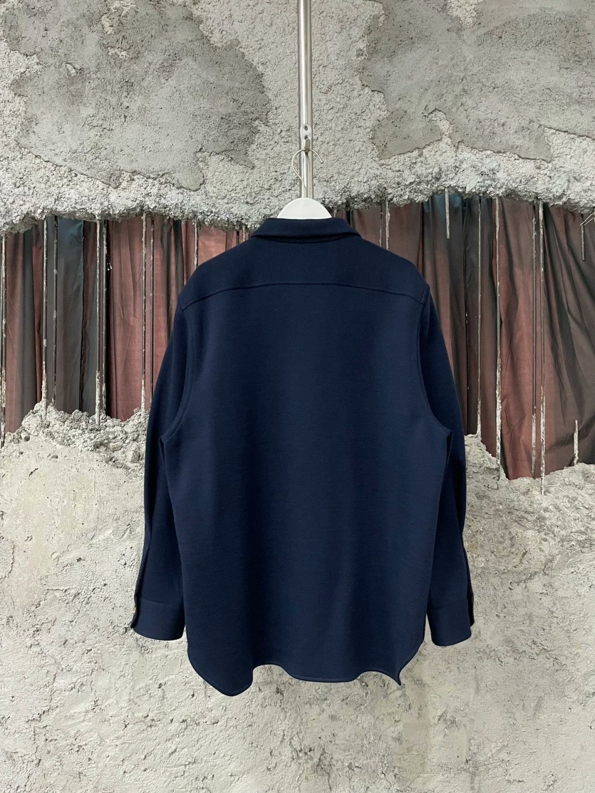 Saint Laurent Paris Saint Laurent Navy Blue Shirt Size US XS / EU 42 / 0 - 2 Thumbnail