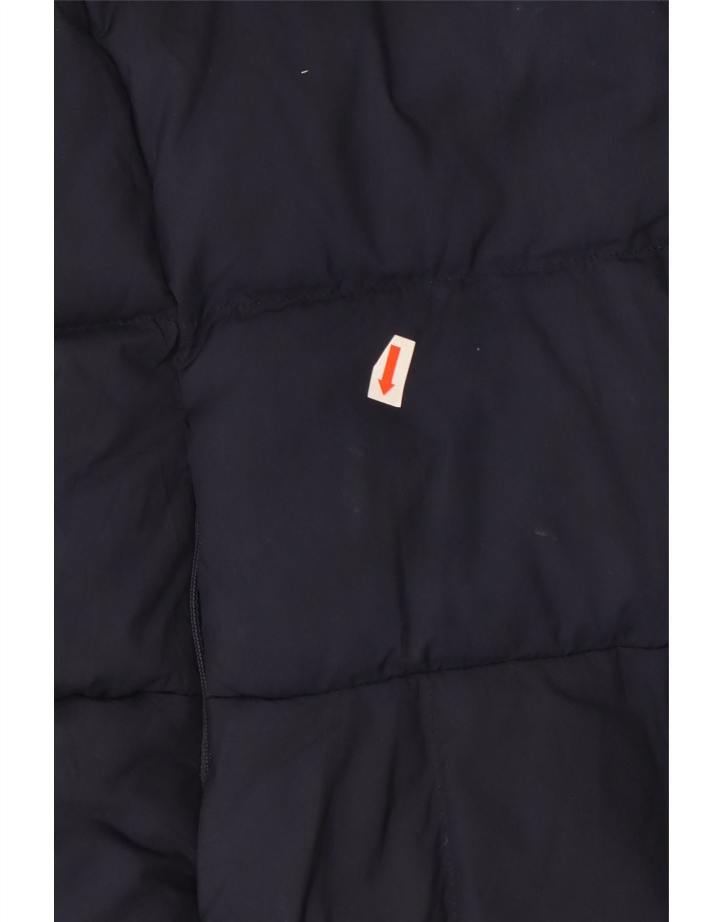 Ralph Lauren Girls Hooded Padded Jacket 11-12 Years Navy Blue Polyester Size M / US 6-8 / IT 42-44 - 3 Thumbnail