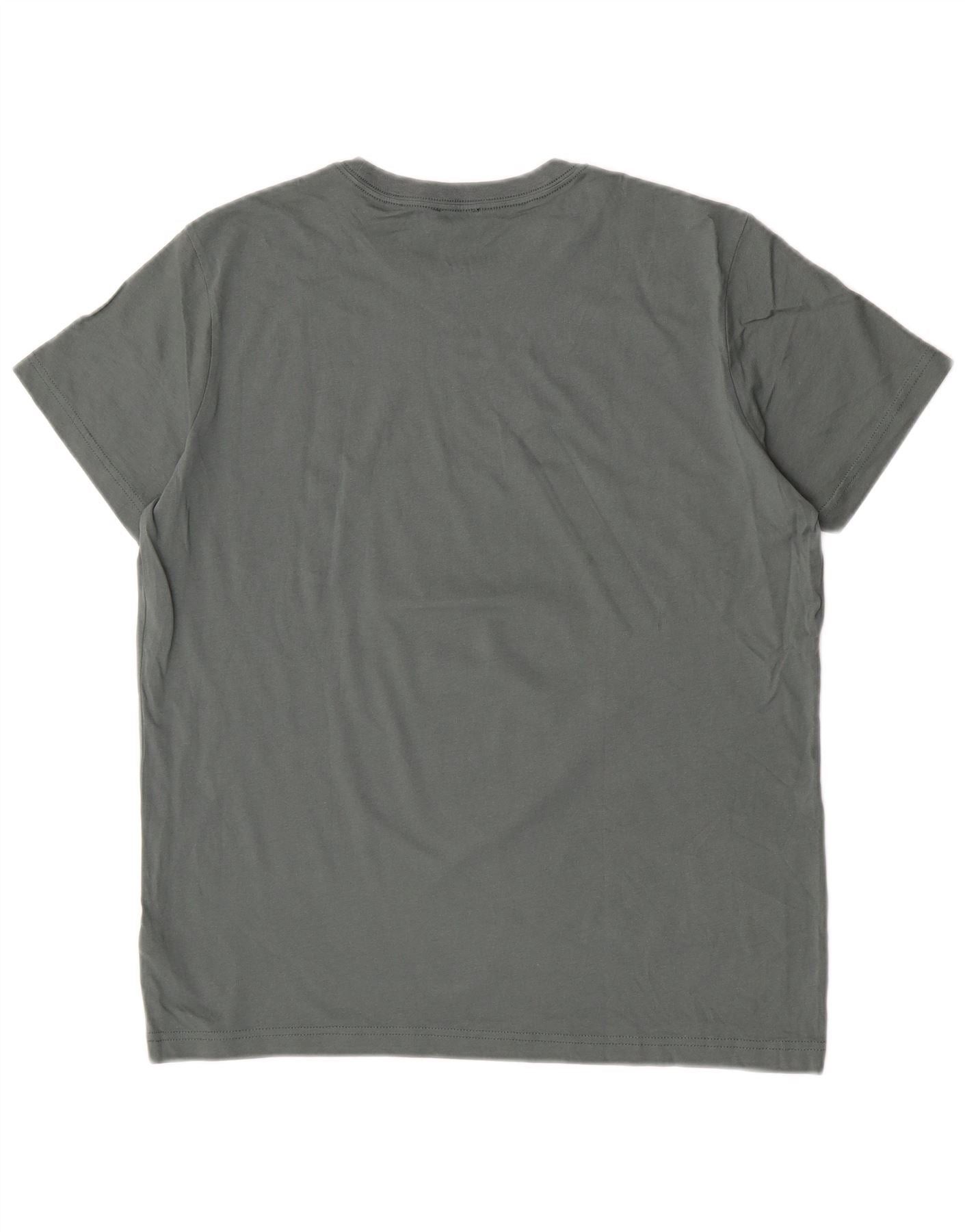 Diesel Womens Graphic T-Shirt Top Large Green Cotton Size M / US 6-8 / IT 42-44 - 2 Thumbnail