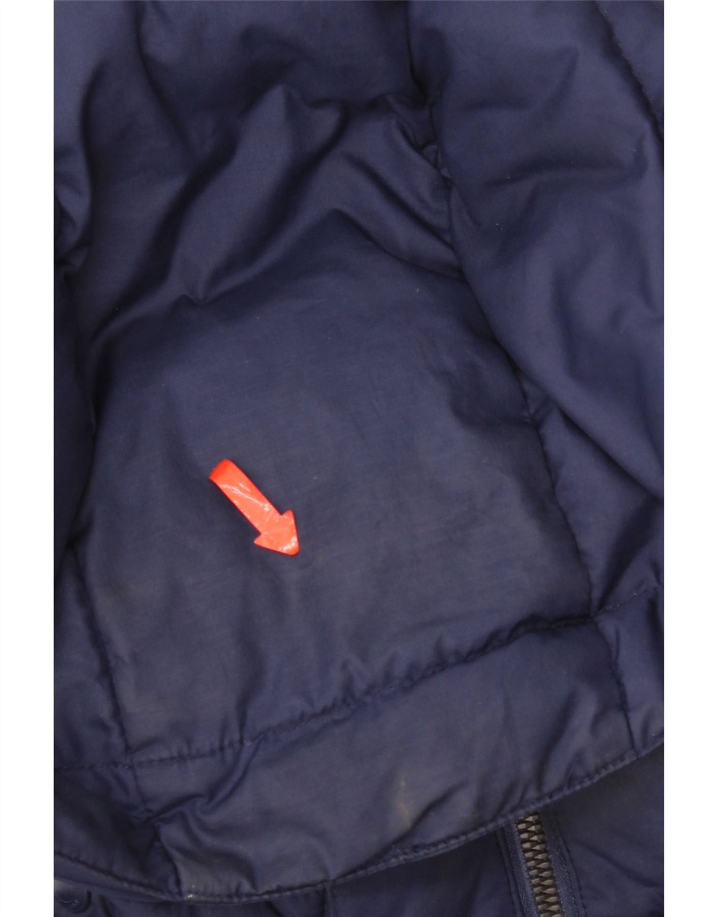 Polo Ralph Lauren Boys Hooded Padded Jacket 10-11 Years Medium Navy Blue Size M / US 6-8 / IT 42-44 - 7 Thumbnail