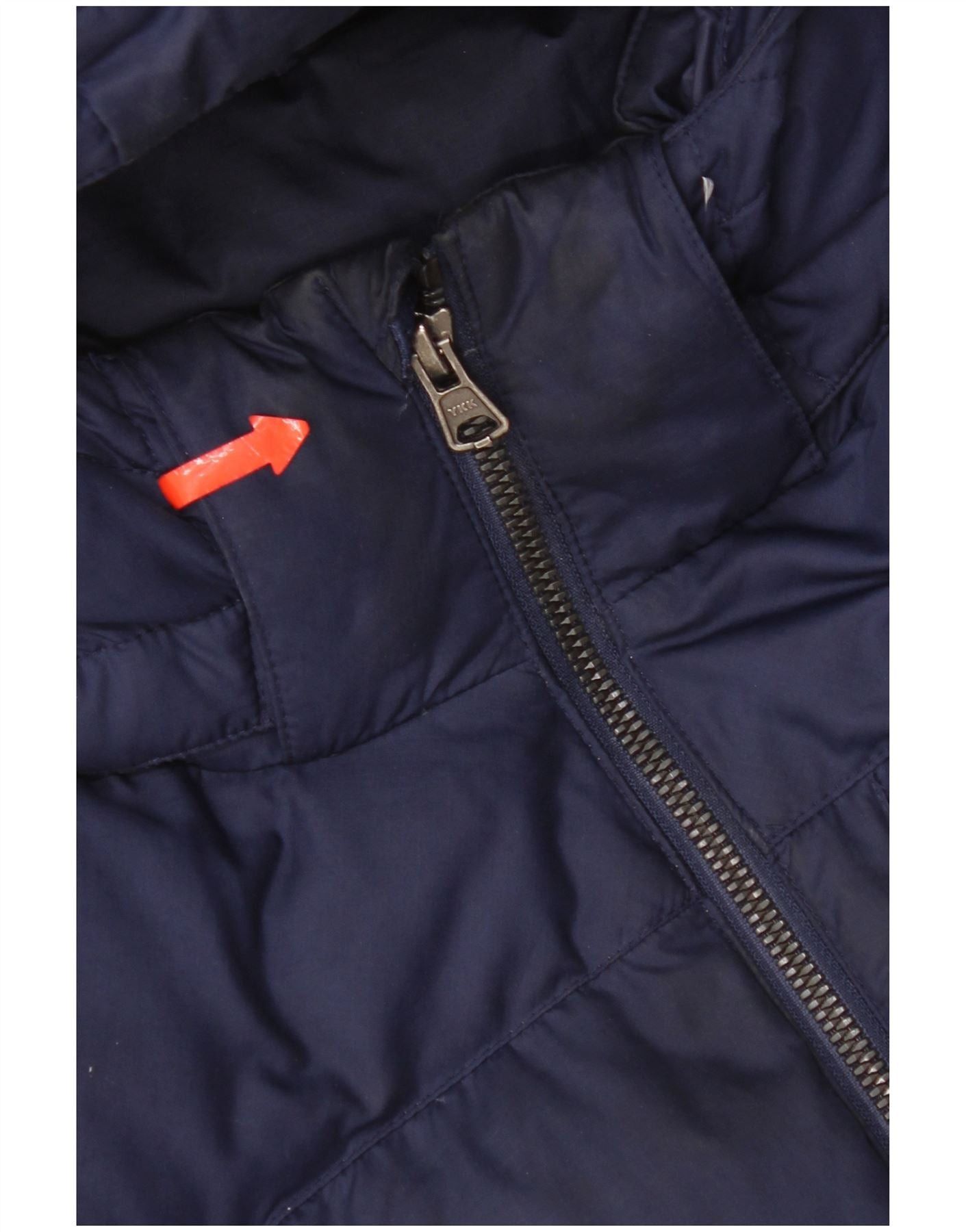 Polo Ralph Lauren Boys Hooded Padded Jacket 10-11 Years Medium Navy Blue Size M / US 6-8 / IT 42-44 - 6 Thumbnail