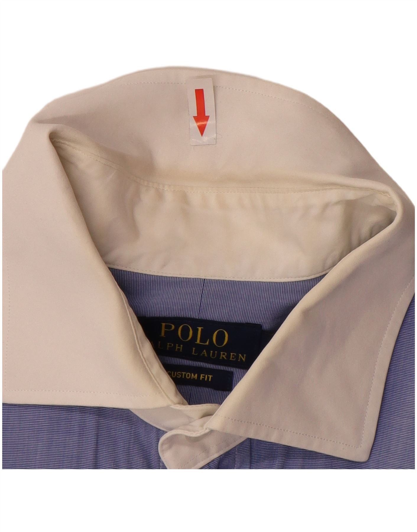Polo Ralph Lauren Mens Formal Shirt 16 1/2 Large Blue Colourblock Size US M / EU 48-50 / 2 - 3 Thumbnail