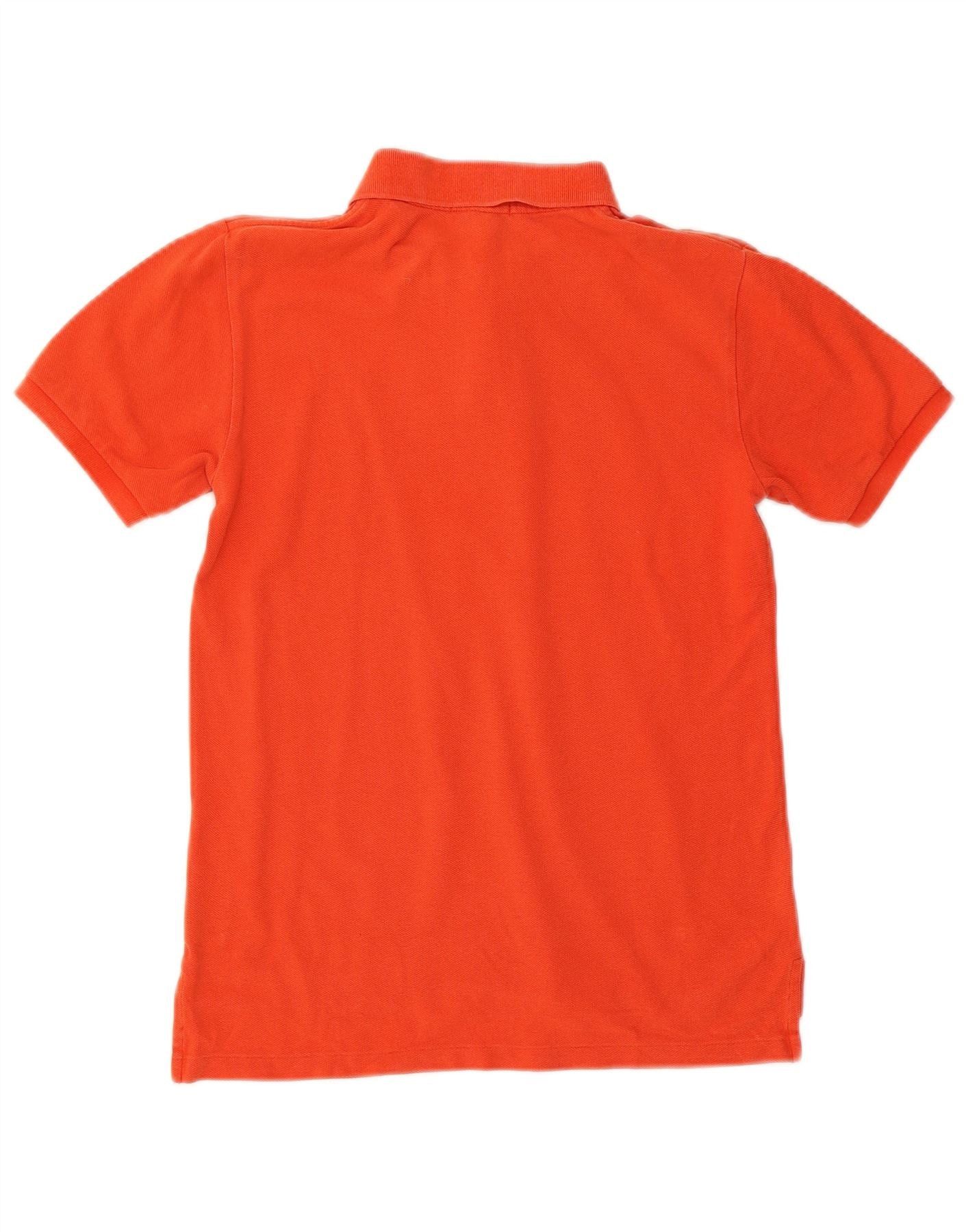 Polo Ralph Lauren Boys Polo Shirt 10-11 Years Medium Orange Cotton Size M / US 6-8 / IT 42-44 - 2 Thumbnail