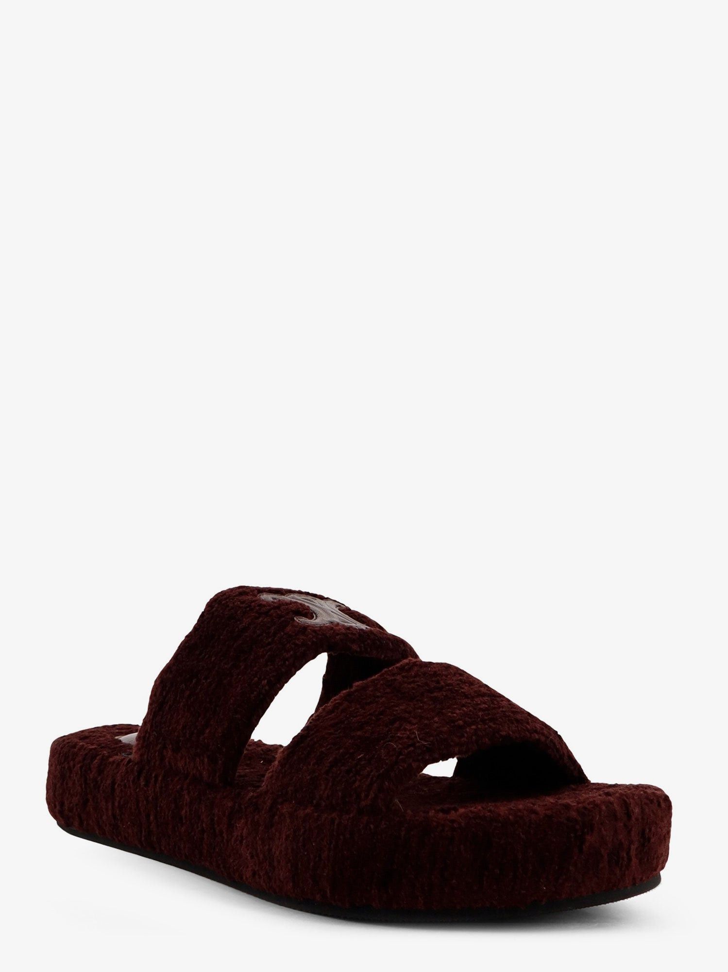 Celine Triomphe Fur shearling Slides IT 37 - USA Tariffs Included Size US 7 / IT 37 - 2 Thumbnail