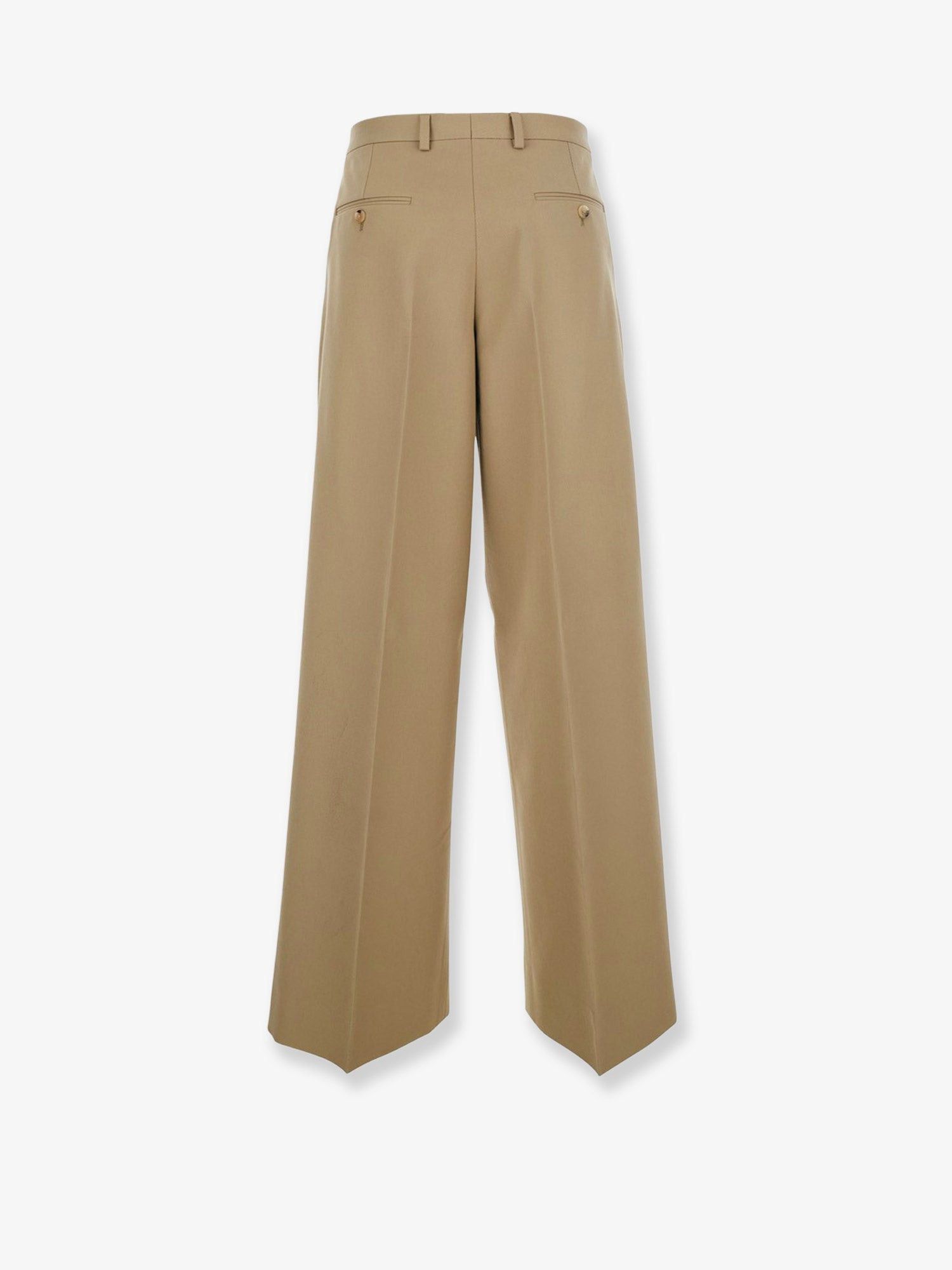 Celine Wool and cotton trousers 36 - USA Tariffs Included Size 26" / US 2 / IT 38 - 2 Thumbnail