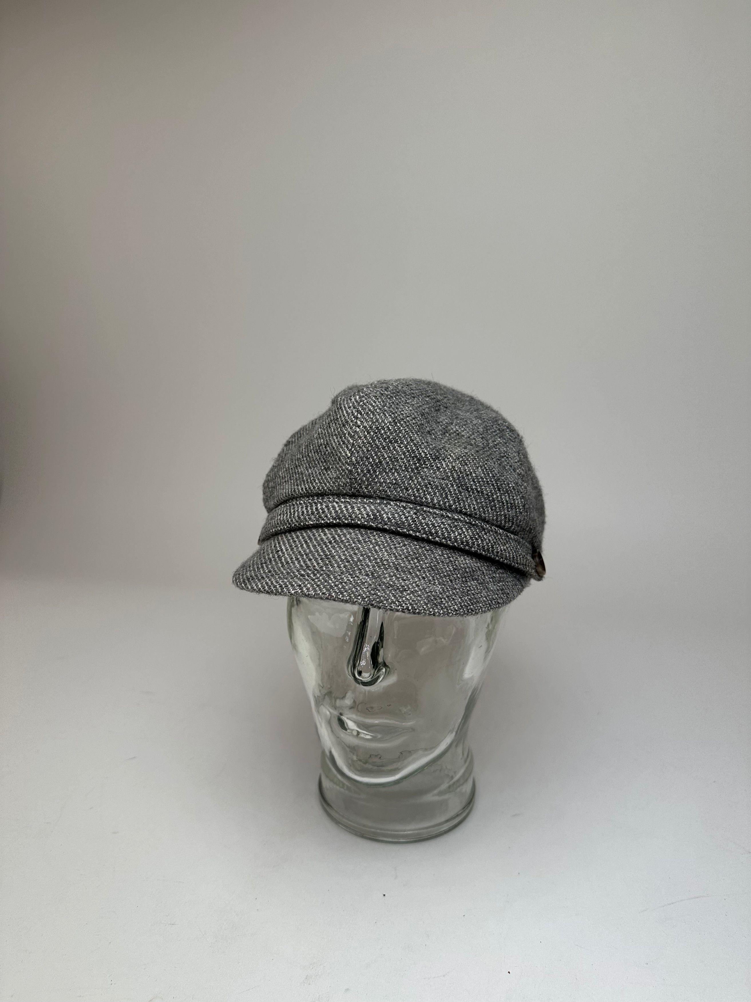 Celine Vintage Wool Hat Grey Black Size ONE SIZE - 9 Thumbnail