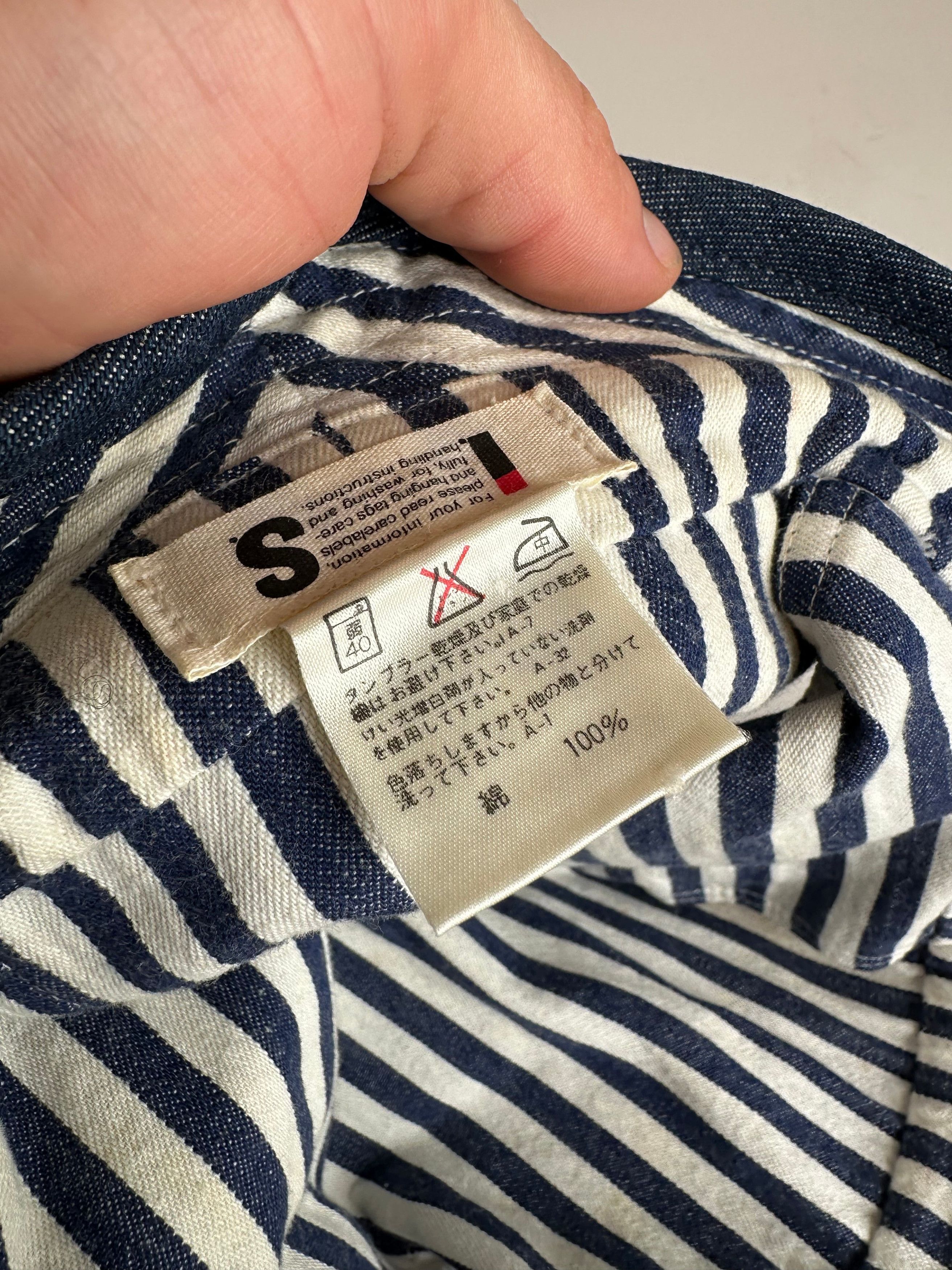 Other Vintage Issey Miyake Denim Hat M Blue Size ONE SIZE - 5 Thumbnail