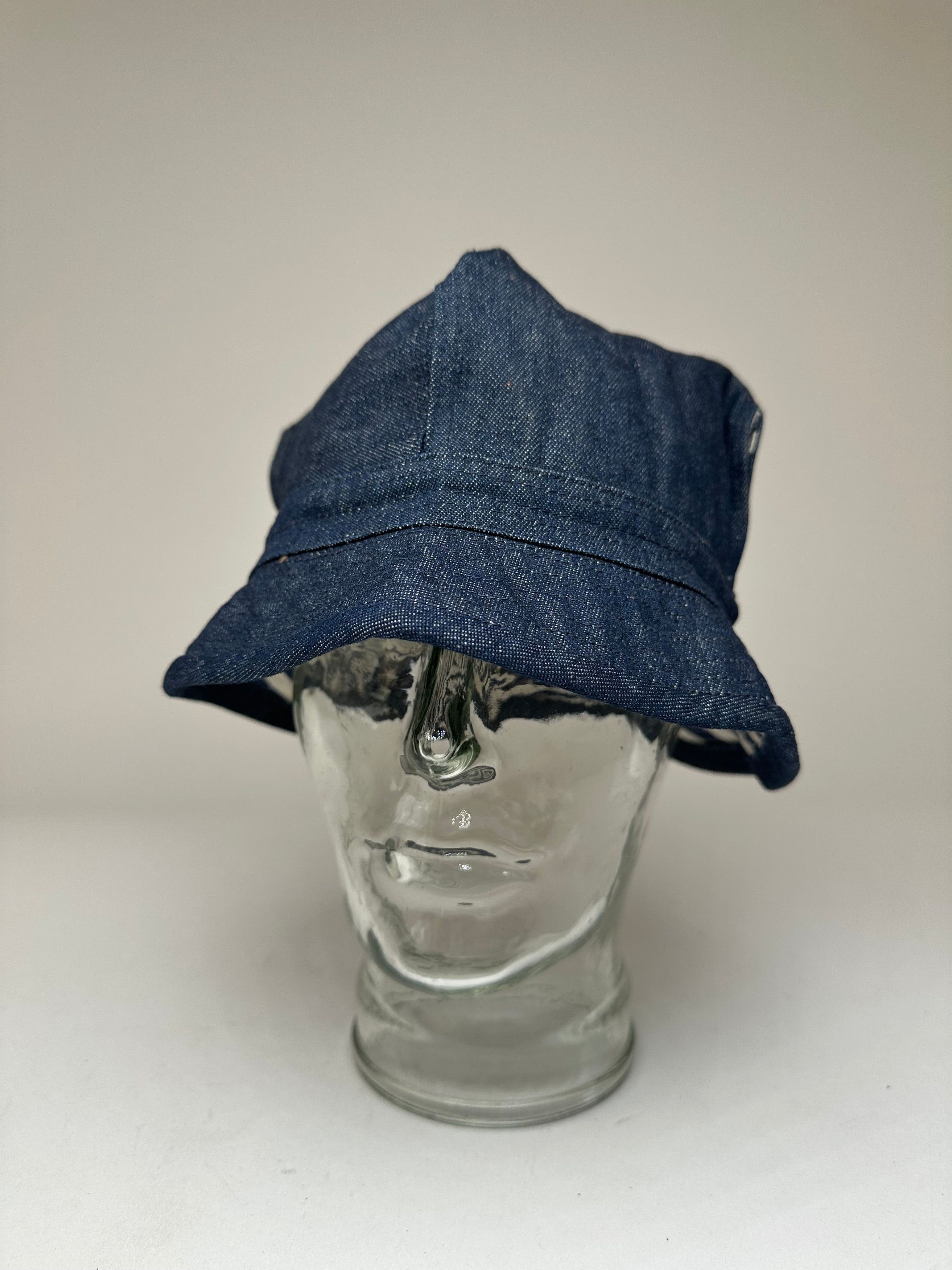 Other Vintage Issey Miyake Denim Hat M Blue Size ONE SIZE - 2 Thumbnail