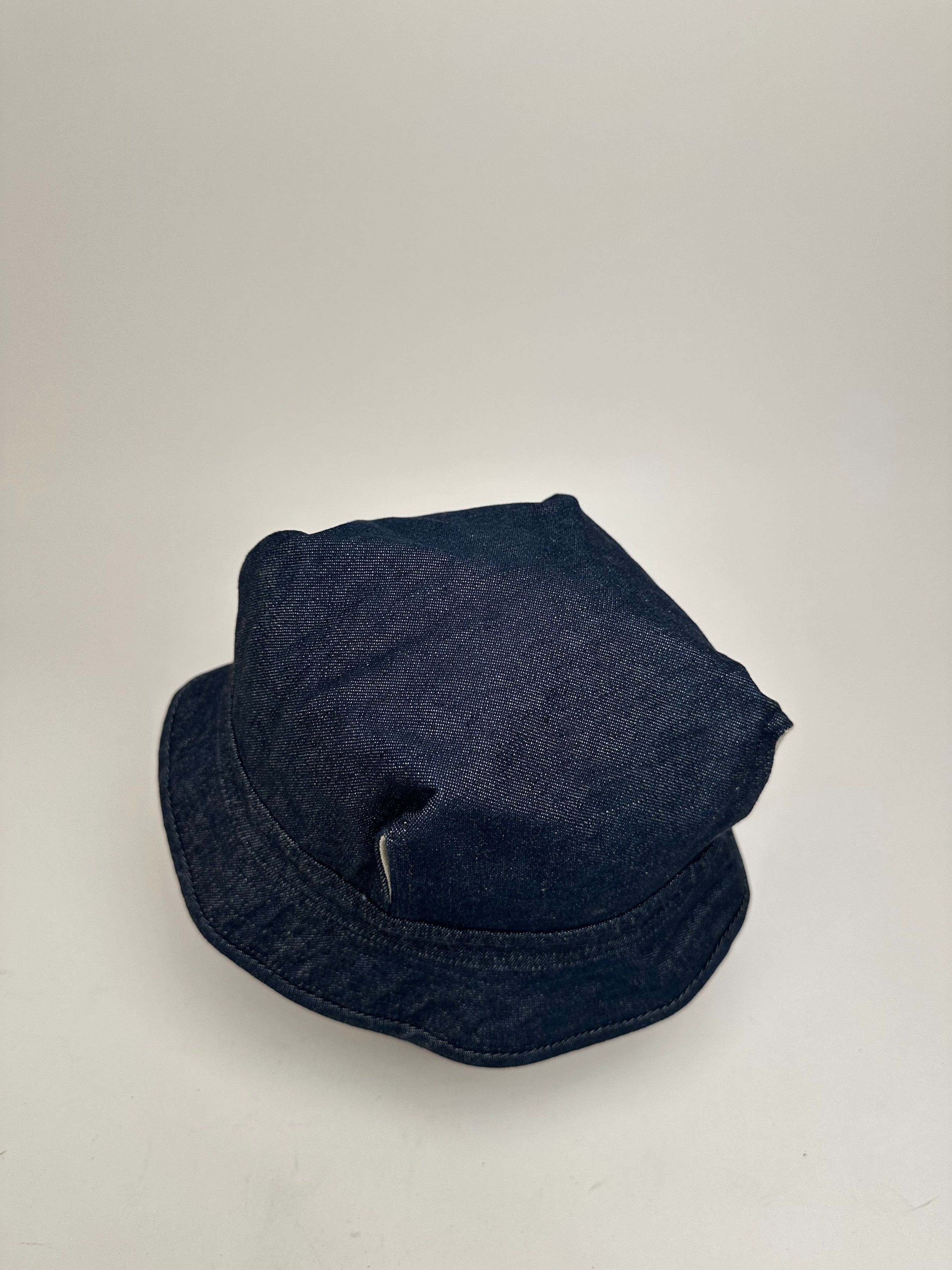 Other Vintage Issey Miyake Denim Hat M Blue Size ONE SIZE - 11 Thumbnail