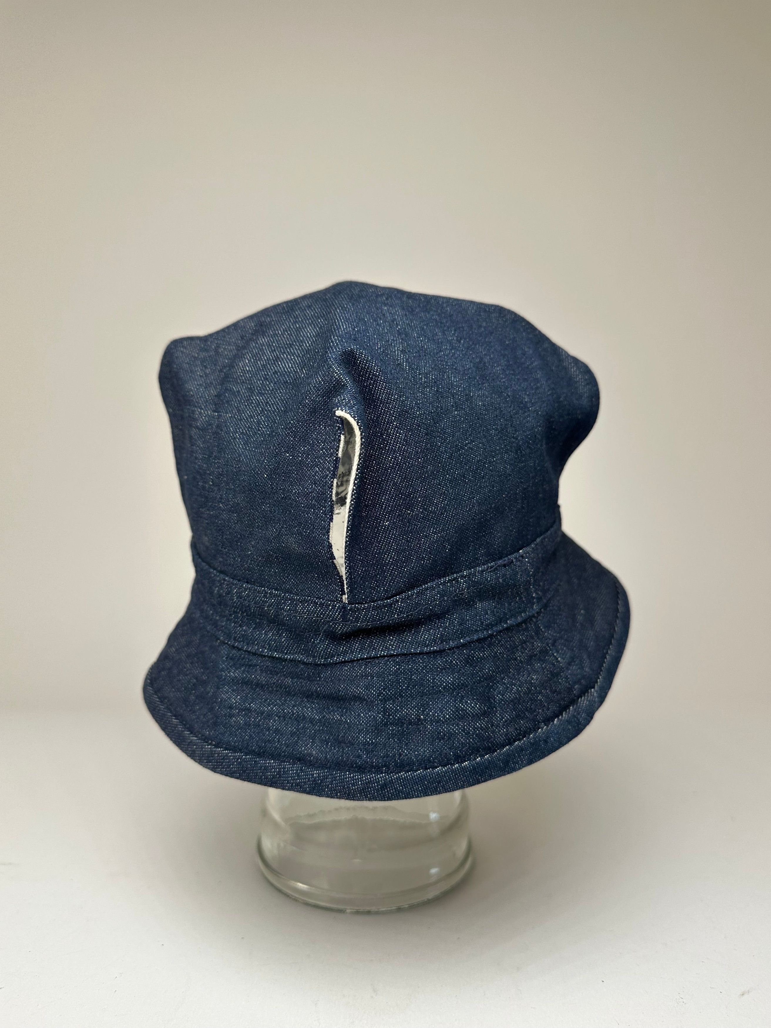 Other Vintage Issey Miyake Denim Hat M Blue Size ONE SIZE - 3 Thumbnail
