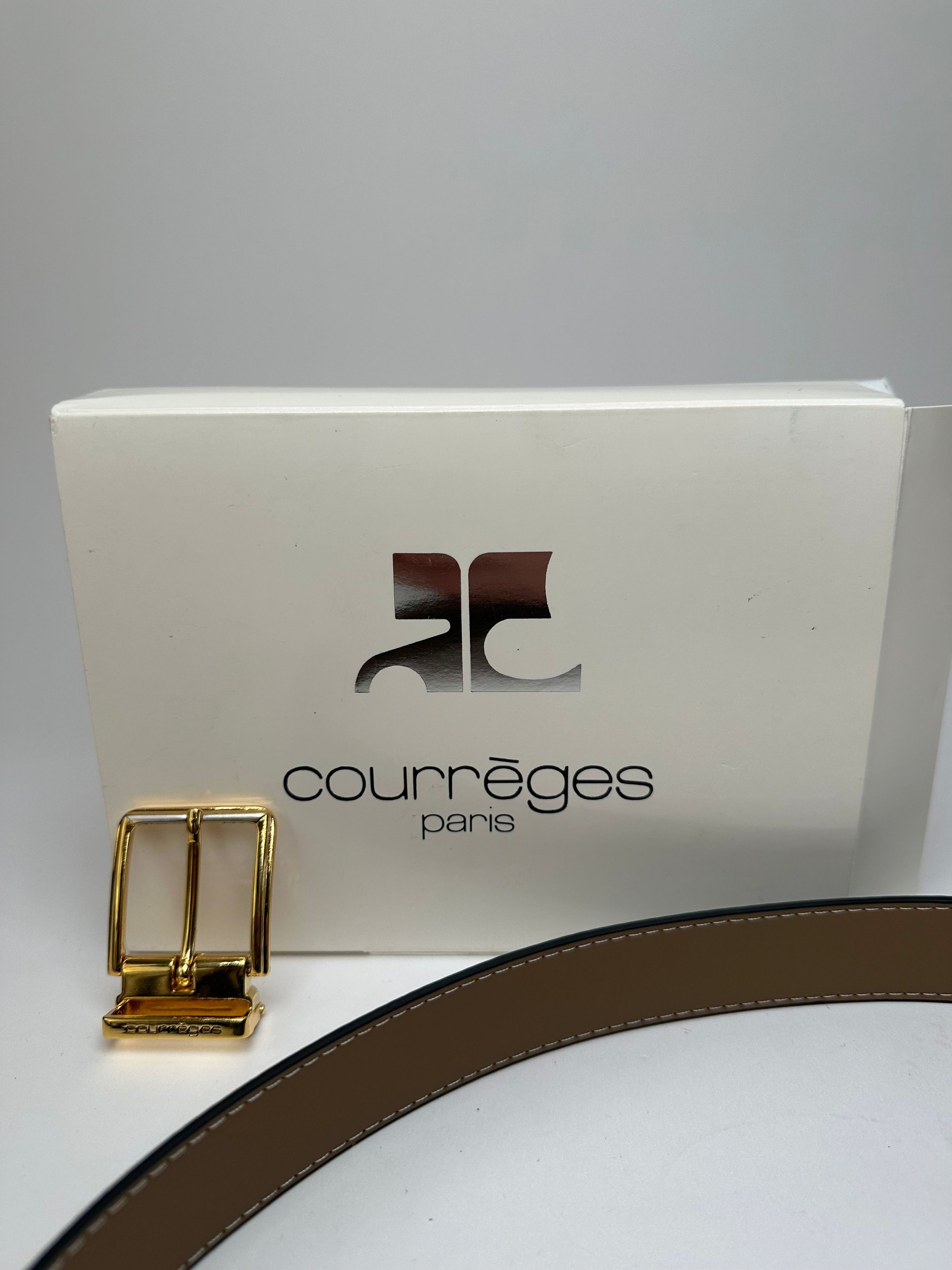 Courreges Vintage Leather Belt Set Size ONE SIZE - 4 Thumbnail