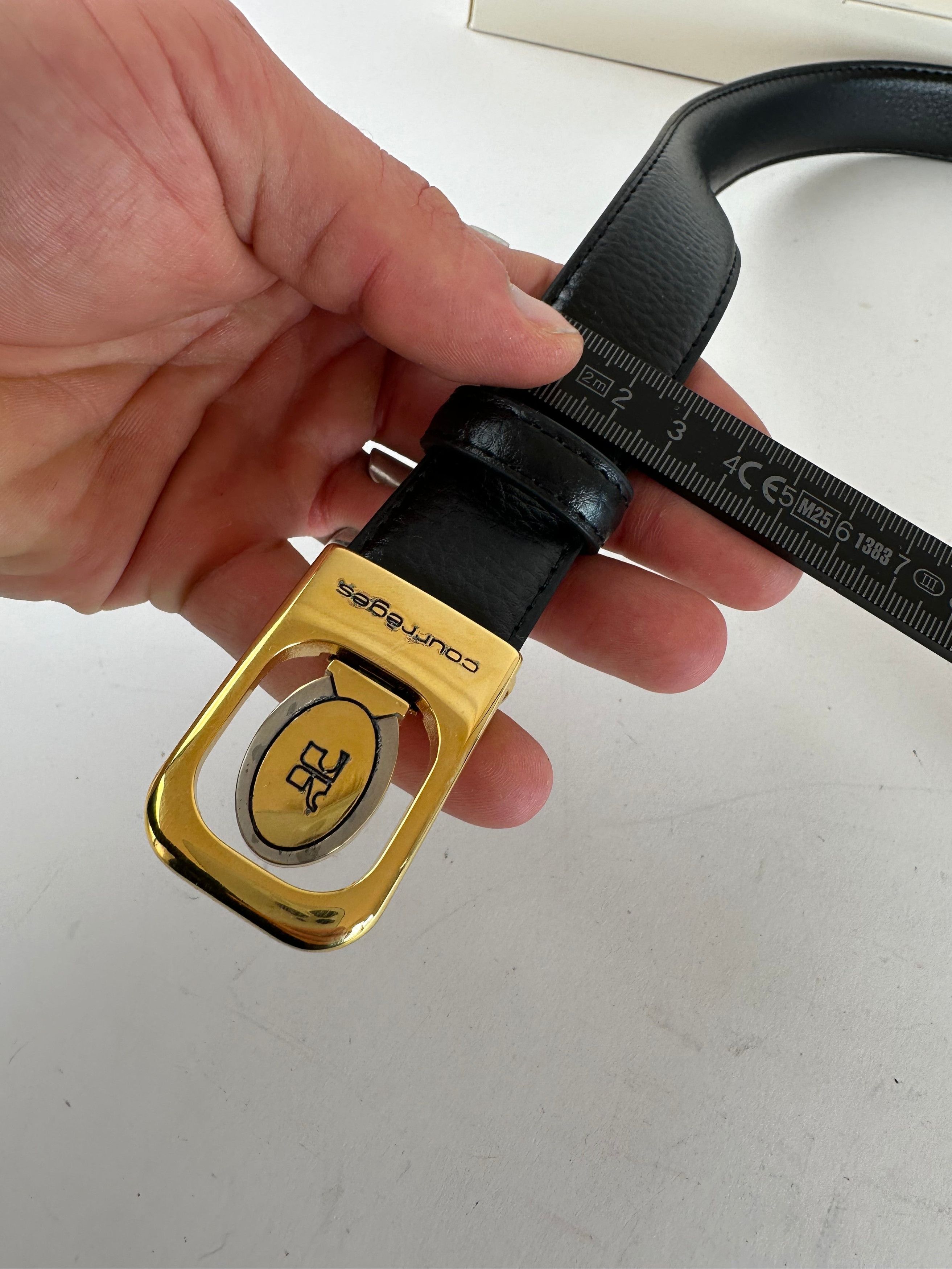 Courreges Vintage Leather Belt Set Size ONE SIZE - 11 Thumbnail