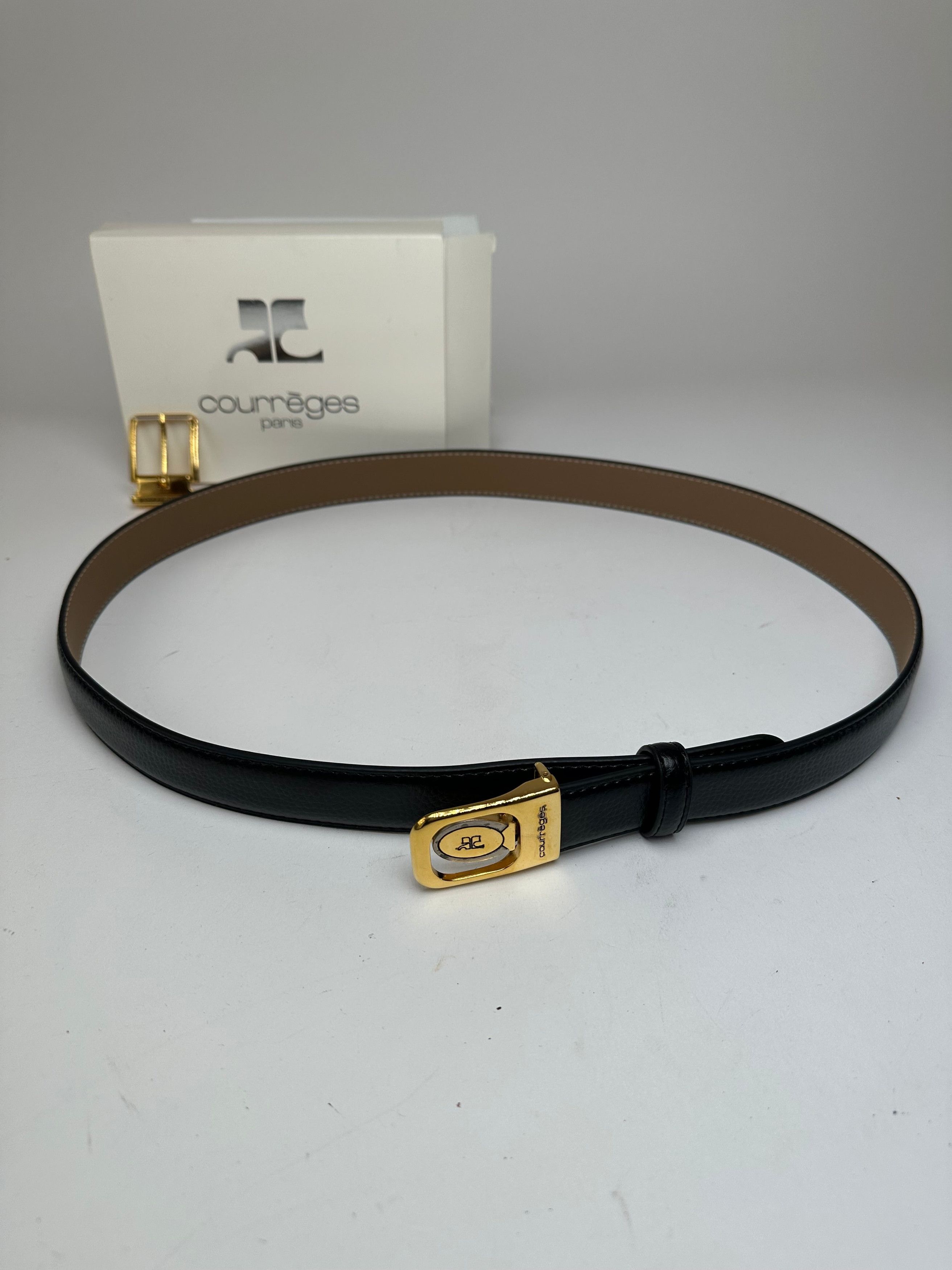 Courreges Vintage Leather Belt Set Size ONE SIZE - 13 Thumbnail