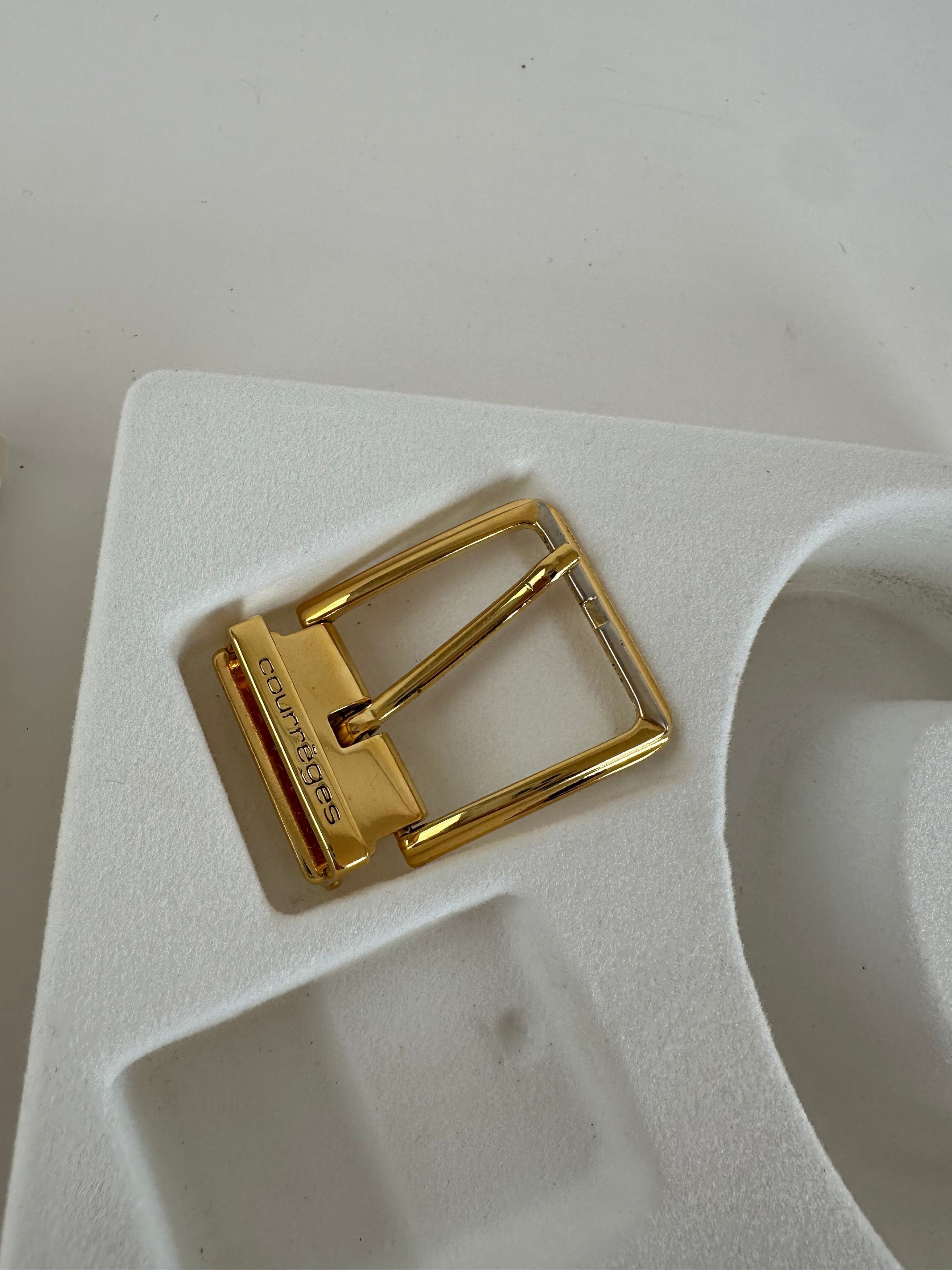 Courreges Vintage Leather Belt Set Size ONE SIZE - 9 Thumbnail