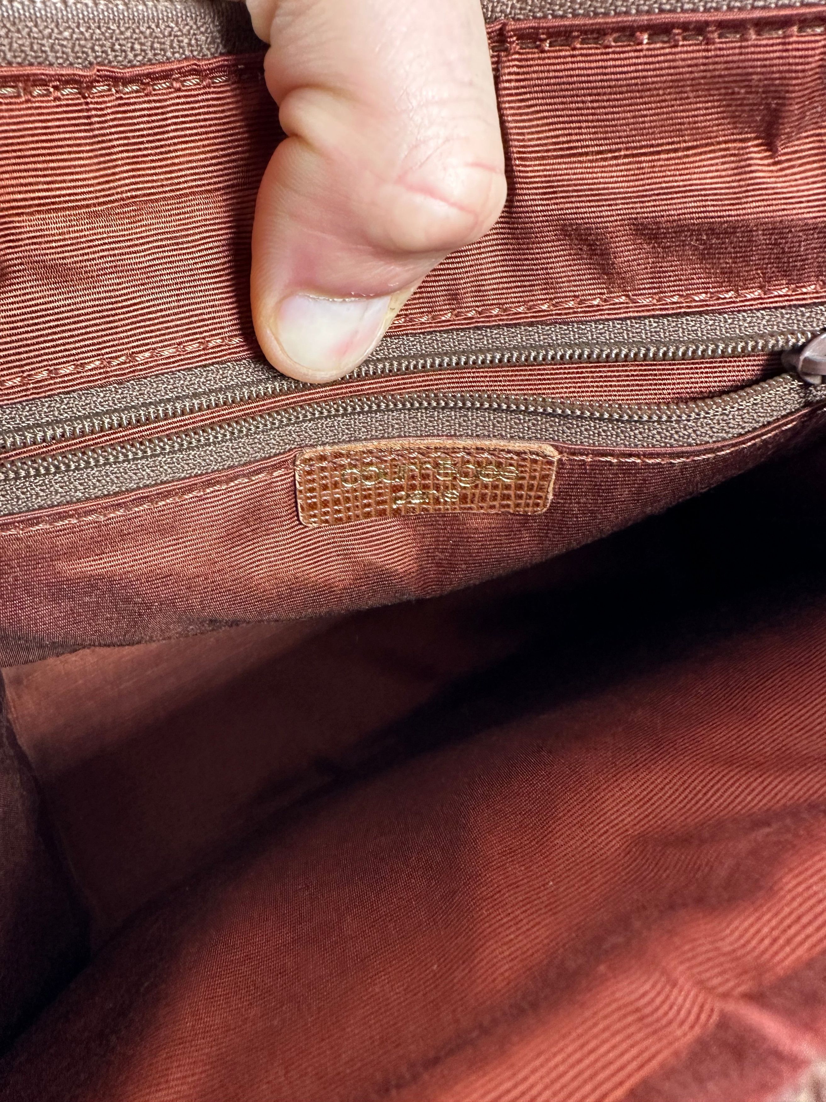 Courreges Vintage 2Way Leather Bag Brown Size ONE SIZE - 7 Thumbnail