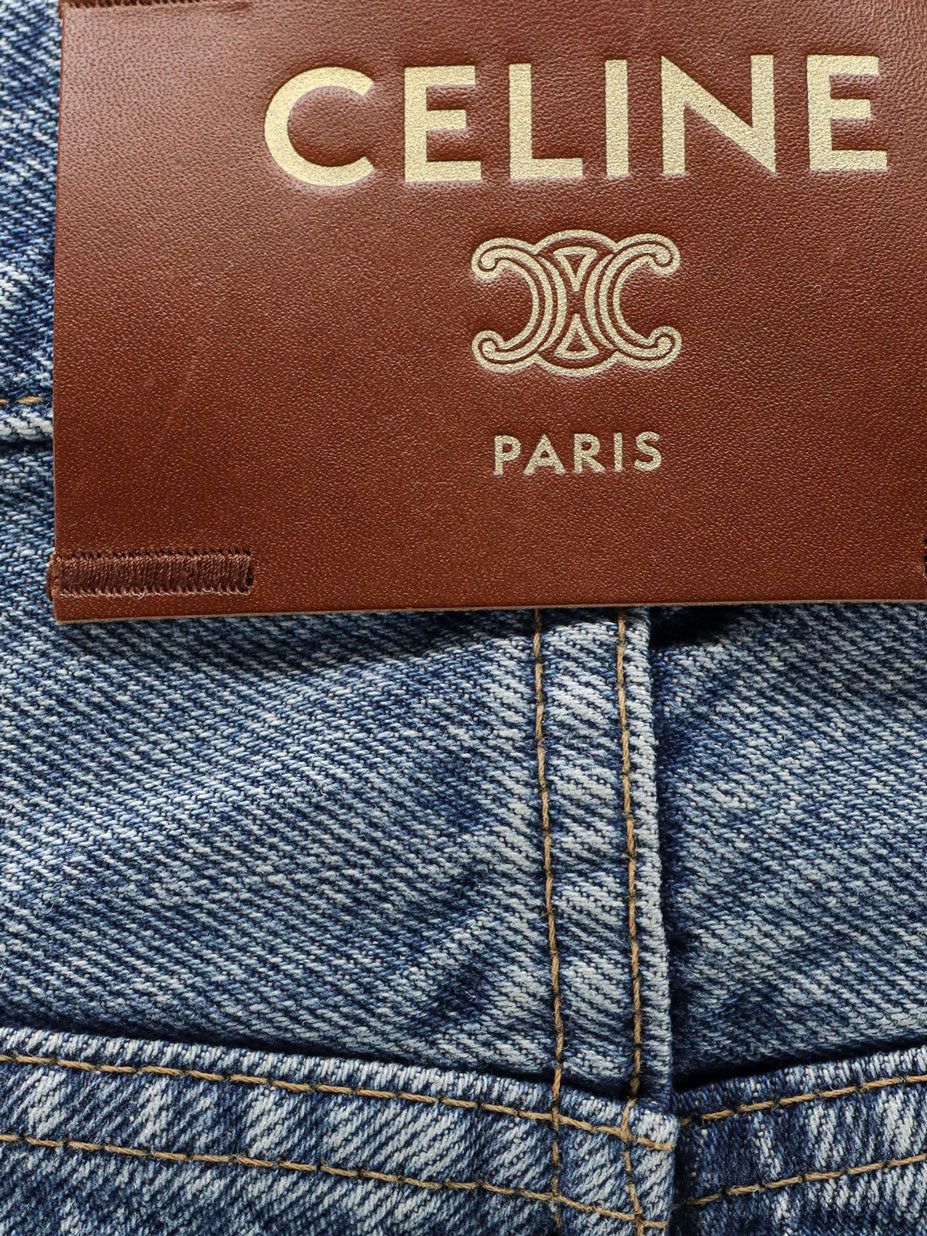 Celine Denim jeans with back logo label 29 - USA Tariffs Included Size 29" - 3 Thumbnail