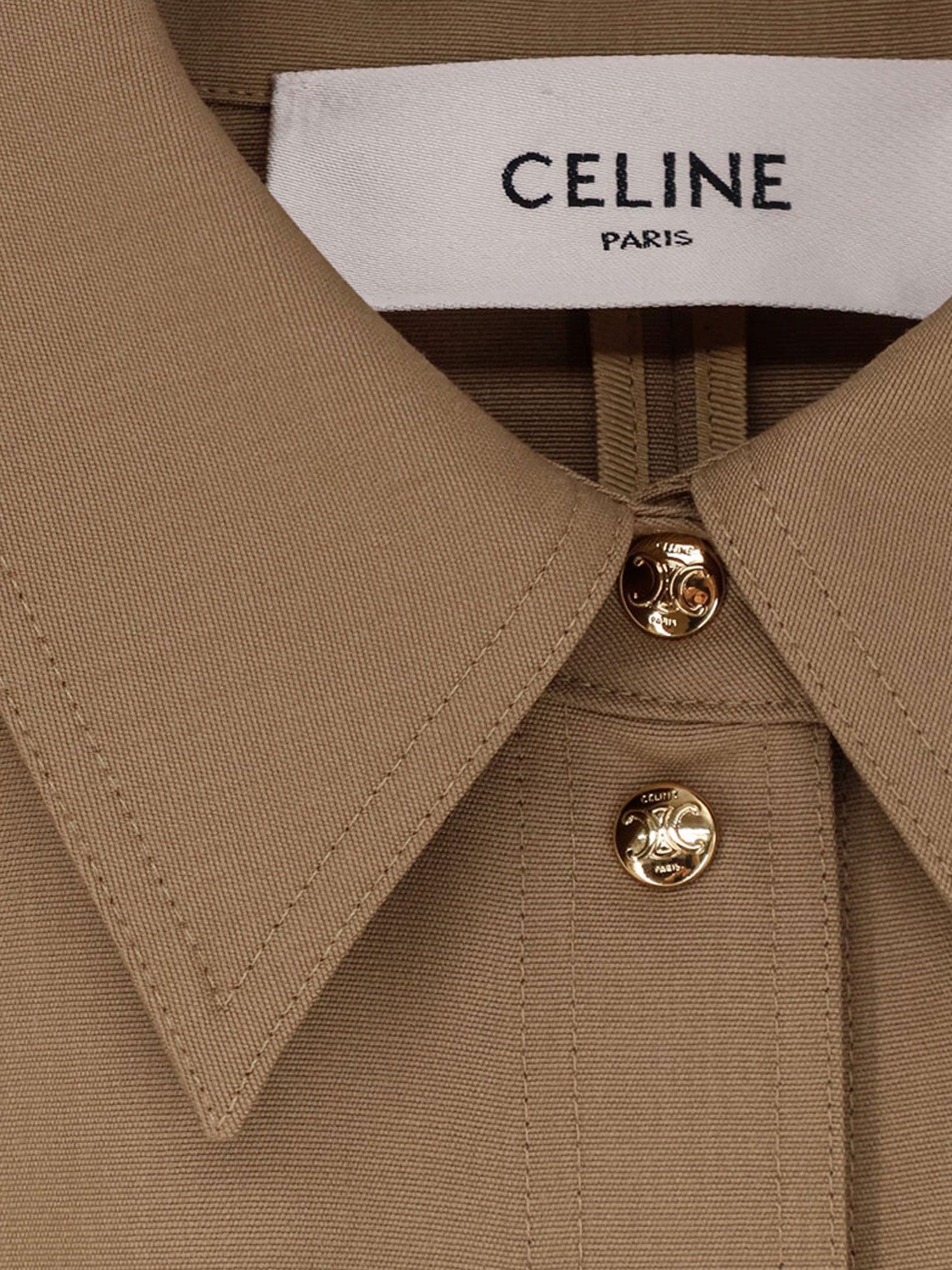 Celine Celine Wool shirt dress Tag Size FR 36 Women - USA Tariffs Included Size XS / US 0-2 / IT 36-38 - 3 Thumbnail