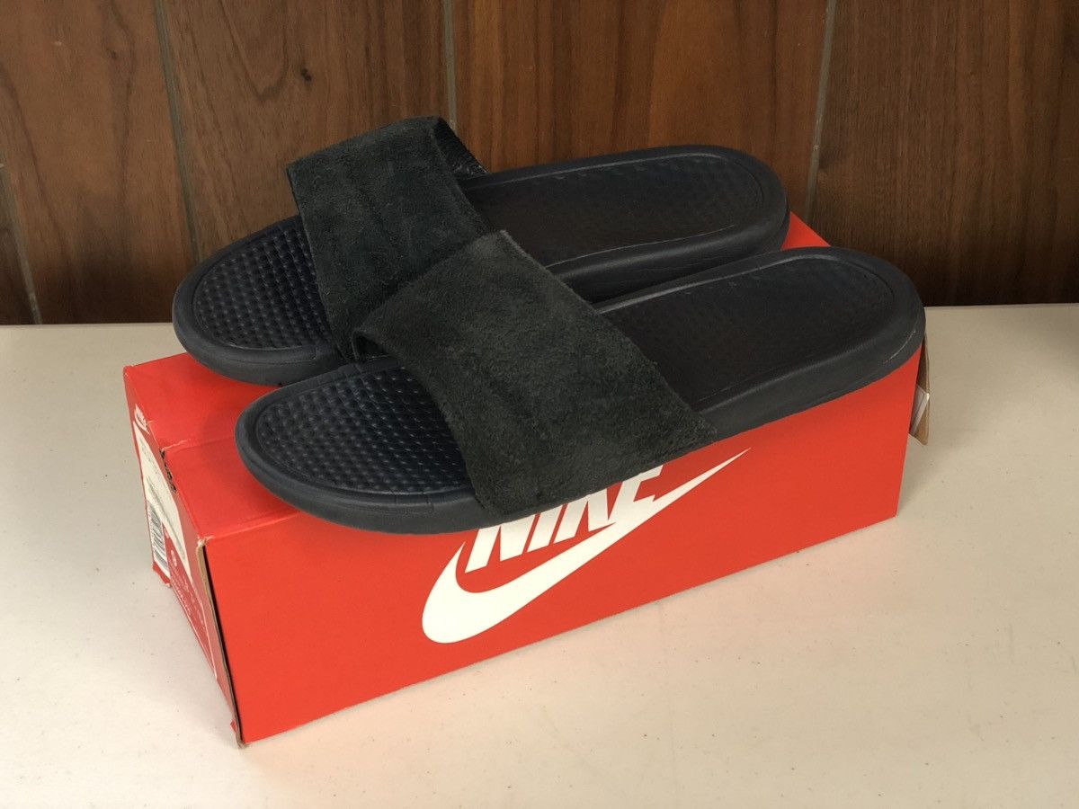 Nike Fragment Design Nike Benassi JDI SP Slides | Grailed