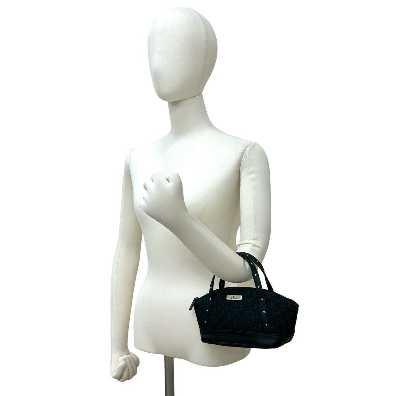 Dior Dior Christian Dior Trotter Canvas Leather Handbag Leather Handbag DUTY FREE for USA Size ONE SIZE - 3 Thumbnail