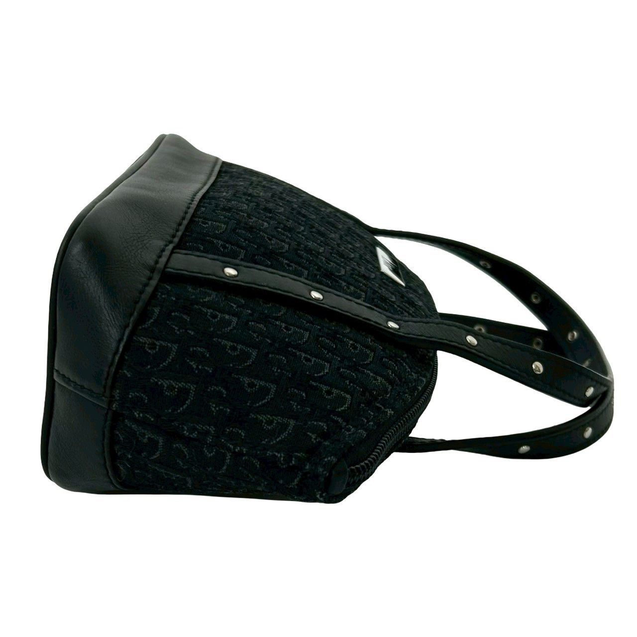 Dior Dior Christian Dior Trotter Canvas Leather Handbag Leather Handbag DUTY FREE for USA Size ONE SIZE - 7 Thumbnail